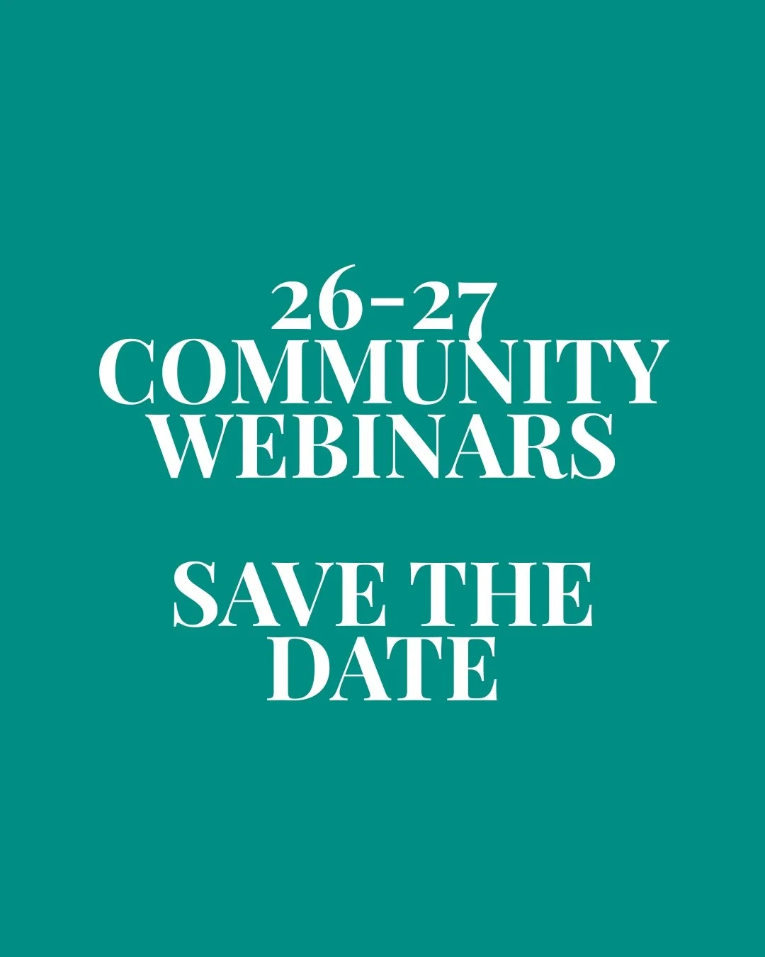 26-27 Community Webinar