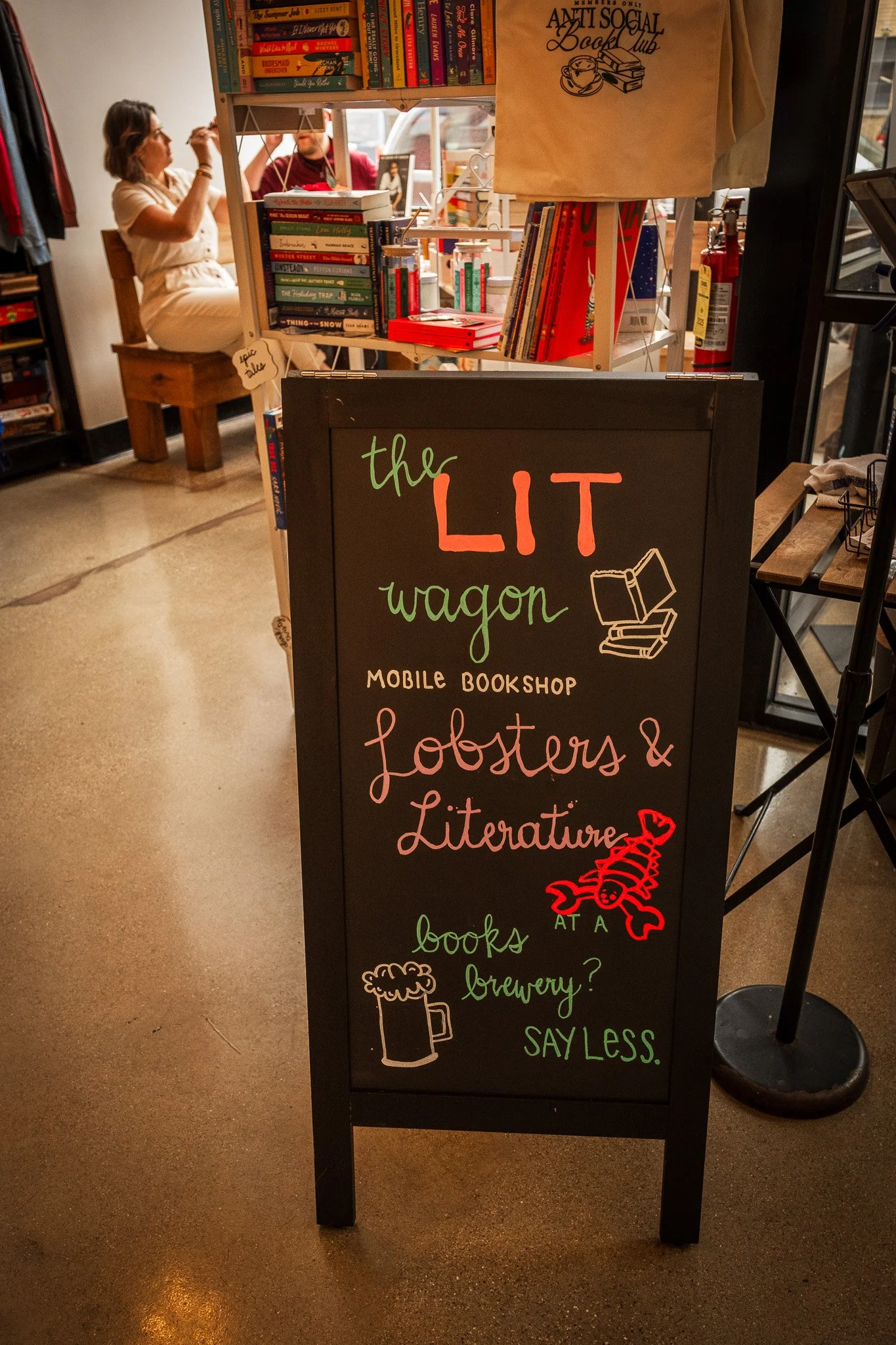 The Lit Wagon Mobile Bookstore Pop-Up