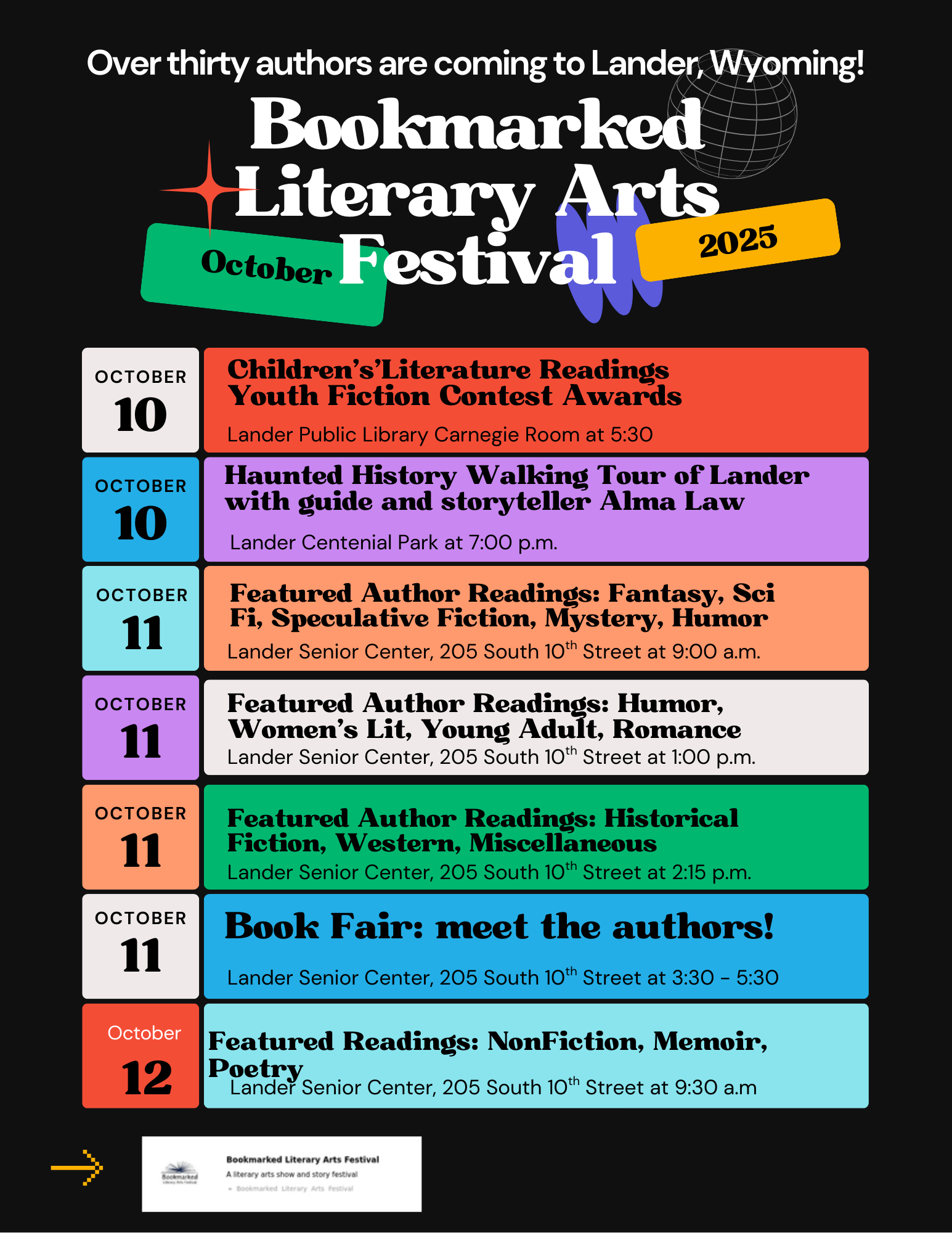 Bookmarked Literary Arts Festival
