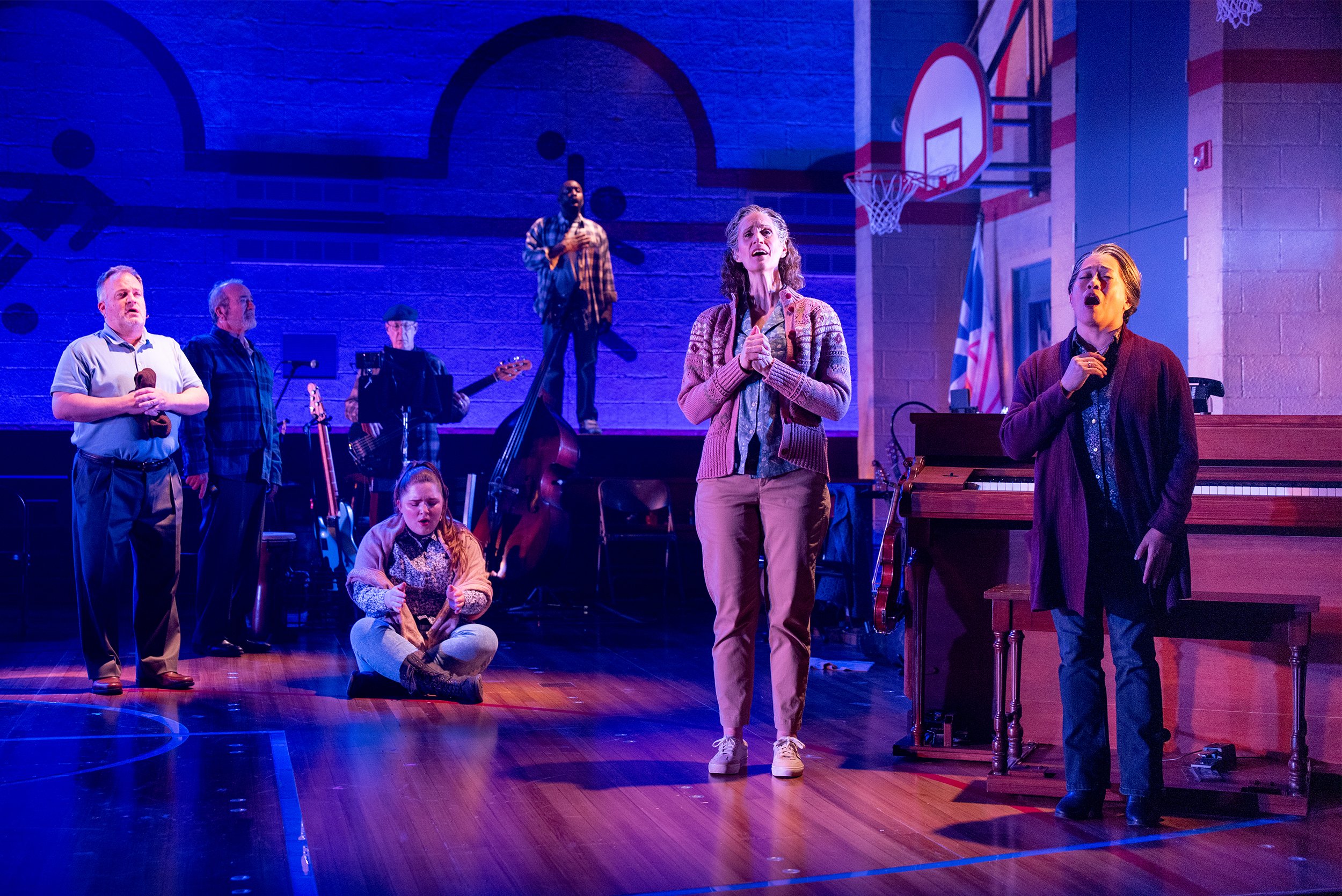 The company of Come From Away (2025) at Seattle Rep. Photo by Bronwen Houck.