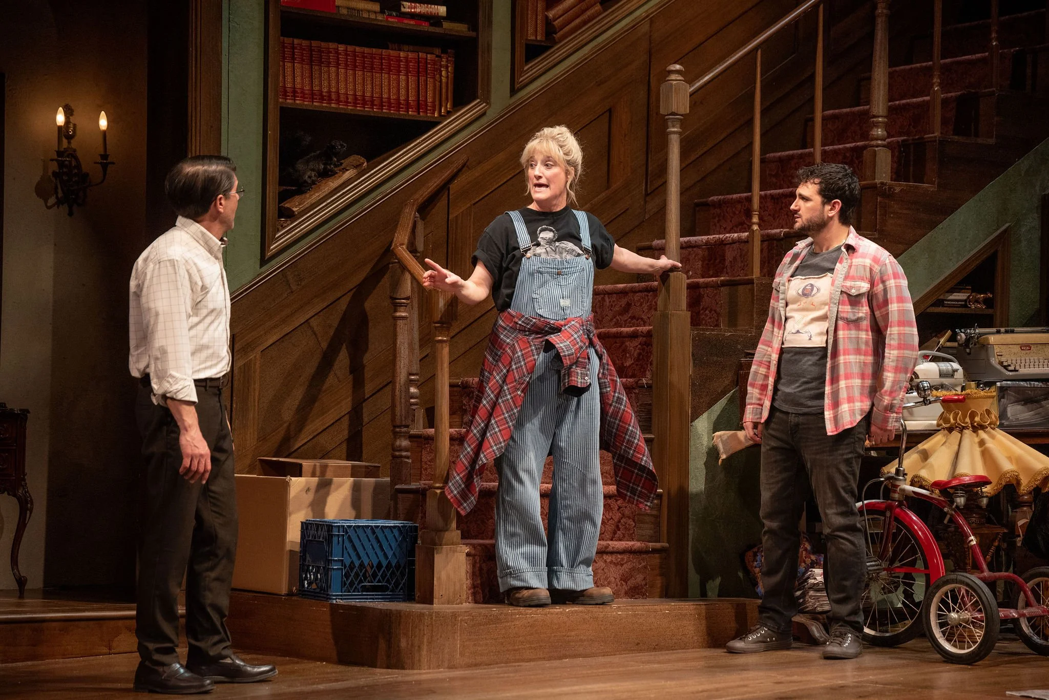 Tim Gouran, Jen Taylor, and Billy Finn in Appropriate (2026). Photo by Bronwen Houck.