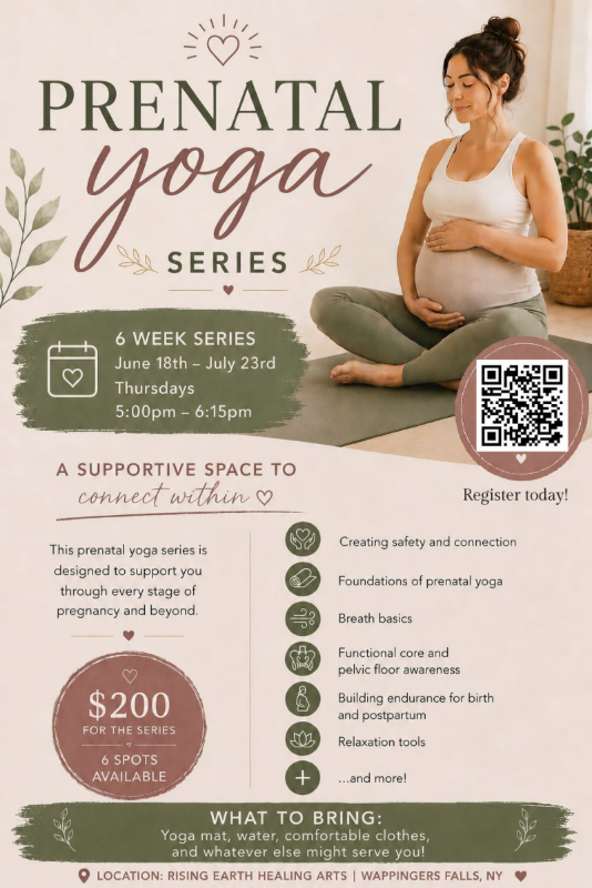 Prenatal Yoga Series with Morgan Dandreano