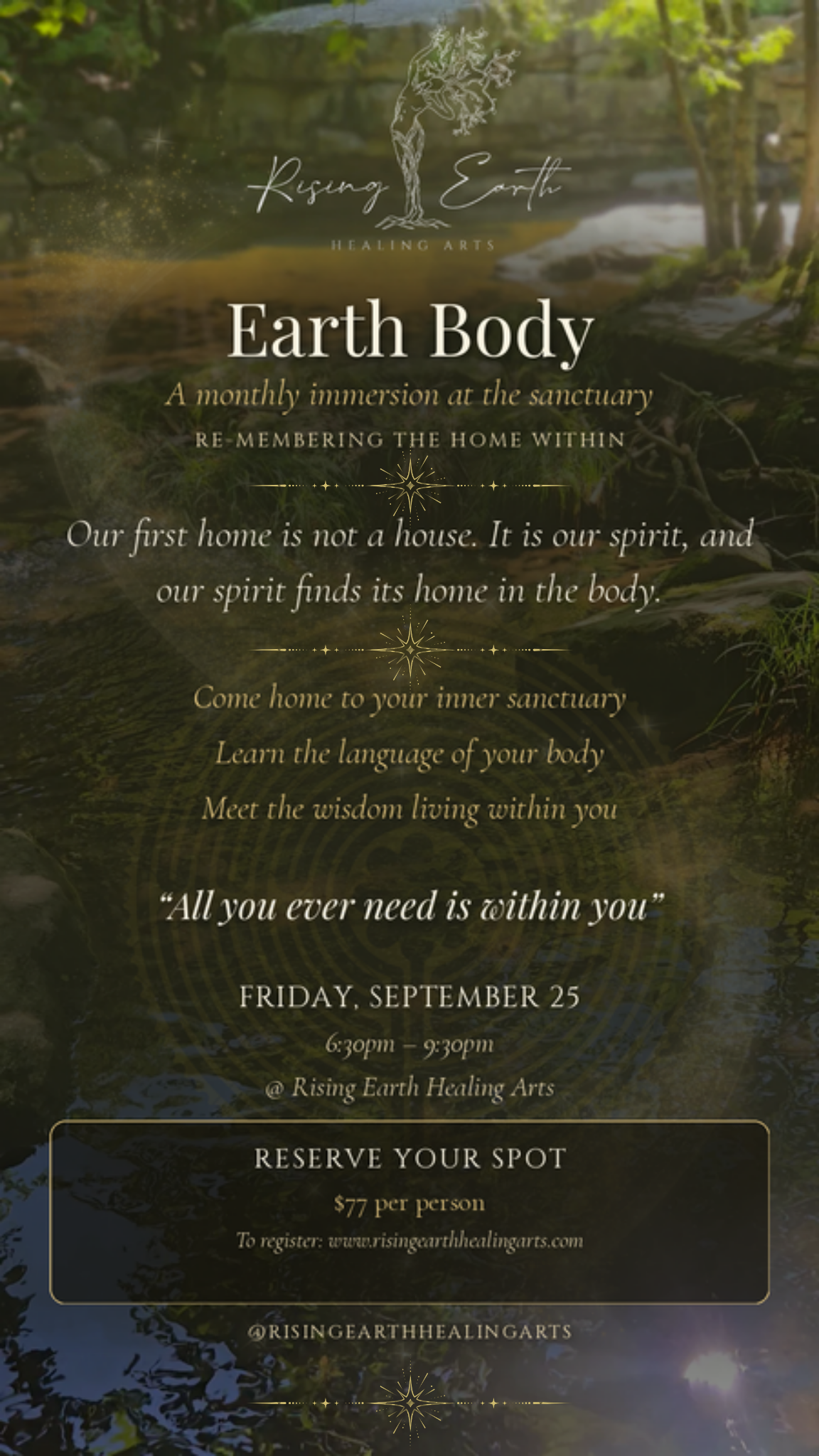 EarthBody ~ September Immersion
