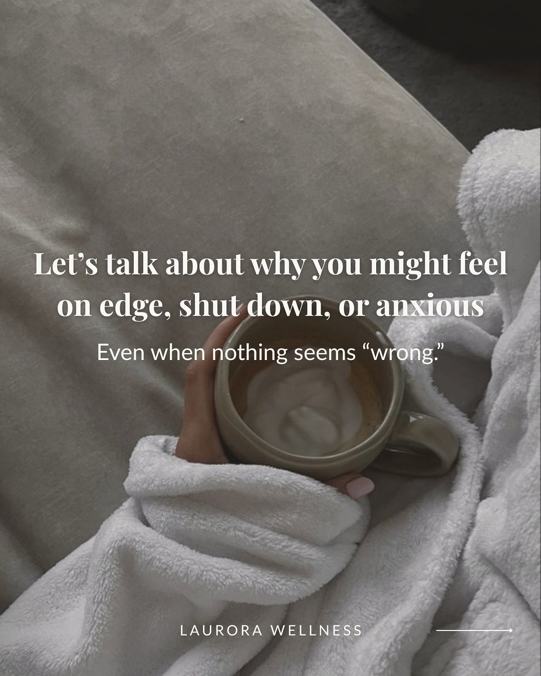 Lately I&rsquo;ve been thinking a lot about safety - not the kind we can see, but the kind we feel in our bodies.

When your nervous system doesn&rsquo;t feel safe, everything can feel harder. Even small things feel overwhelming. You might shut down,