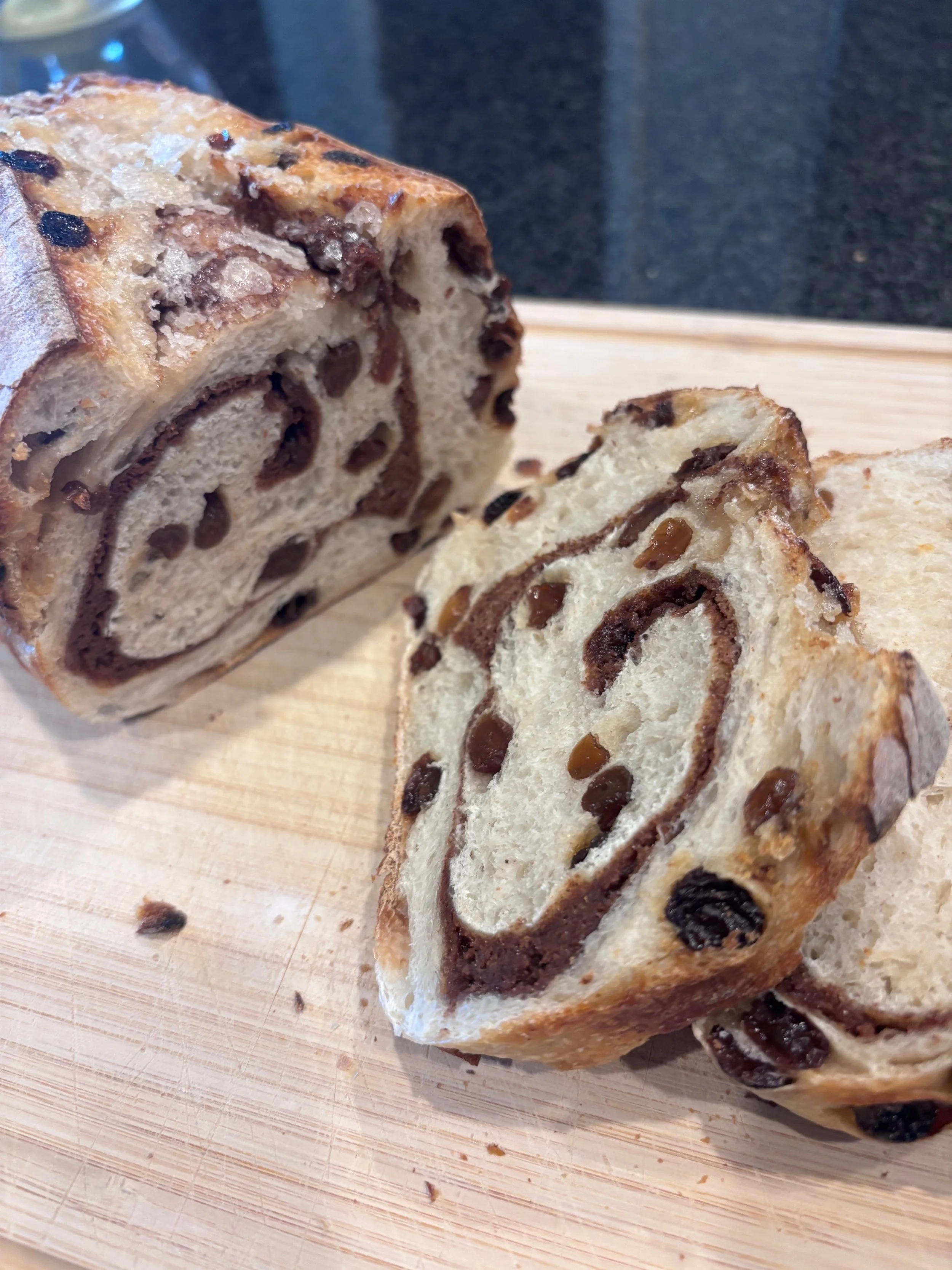 Cinnamon Raisin Sourdough Sandwich Loaf