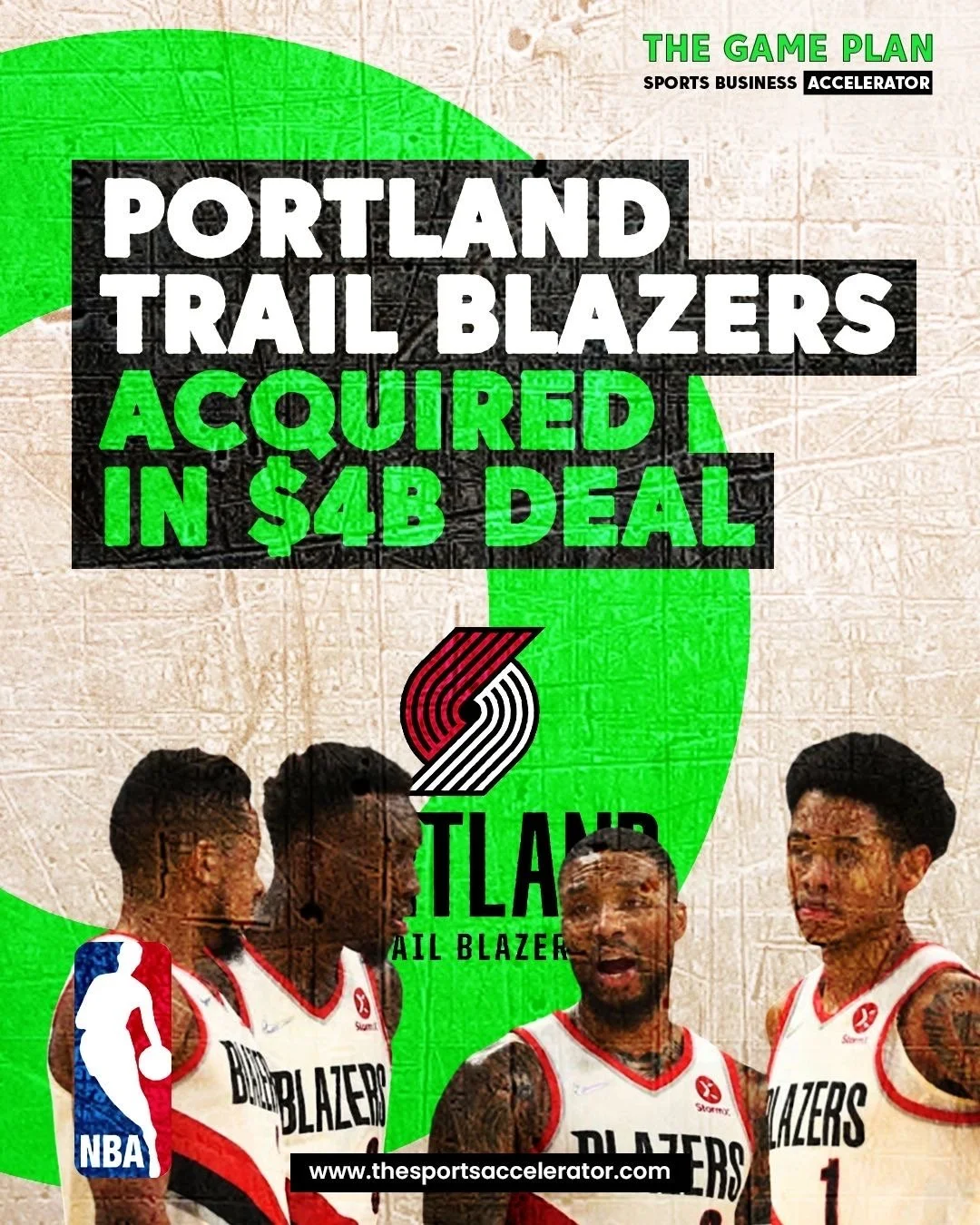 $70M ➡️ $4B: how the @trailblazers became an elite asset.

The Portland Trail Blazers are set for a new era as billionaire Tom Dundon, (owner of the NHL&rsquo;s Carolina Hurricanes), agrees to buy the franchise for more than $4 billion, pending NBA a