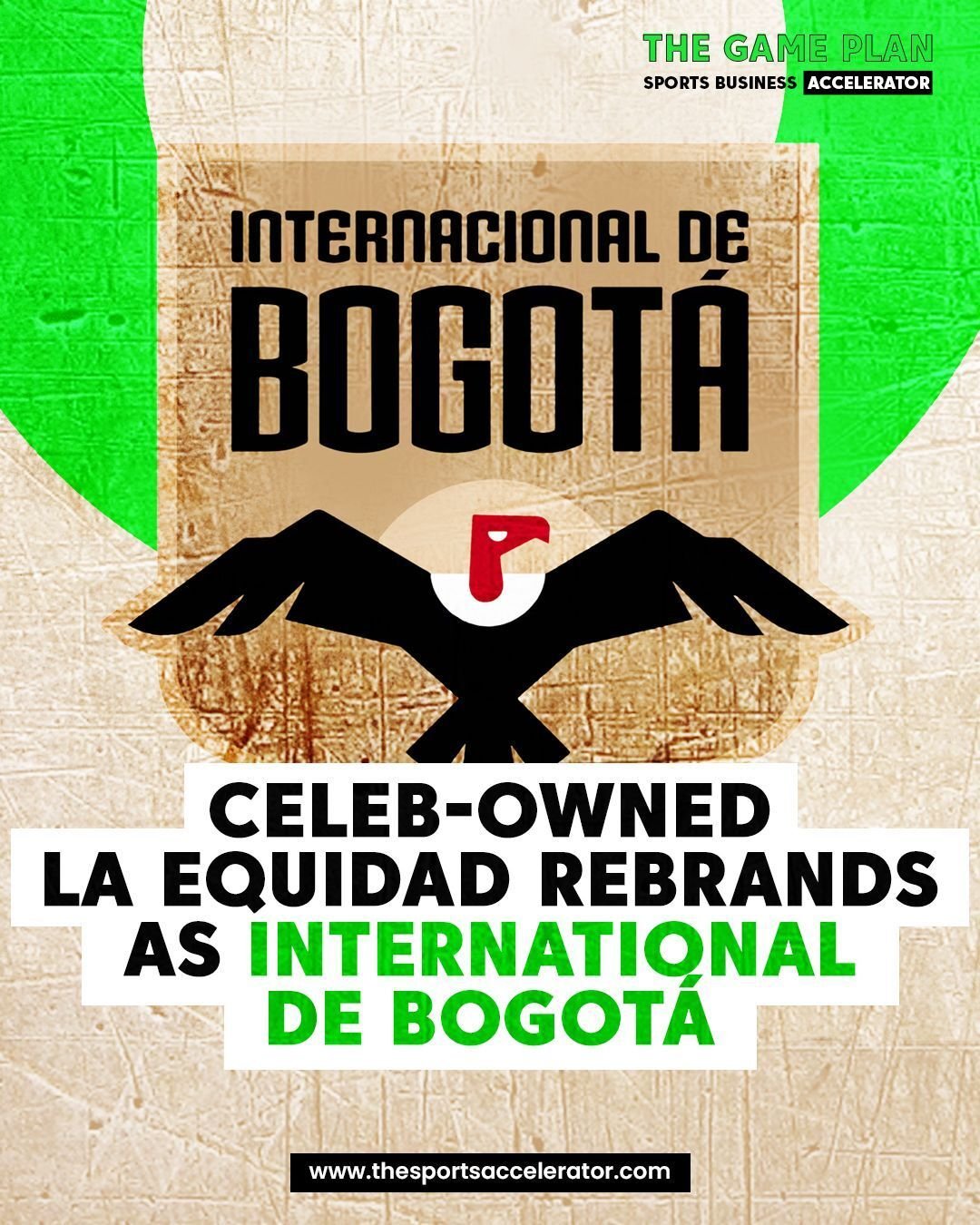 Ryan Reynolds and crew are at it again.
Celebrity ownership is no gimmick.
Bogot&aacute; is the next business venture. 🌍📈

Colombia&rsquo;s La Equidad has rebranded as International de Bogot&aacute;, backed by an investor group linked to Ryan Reyno