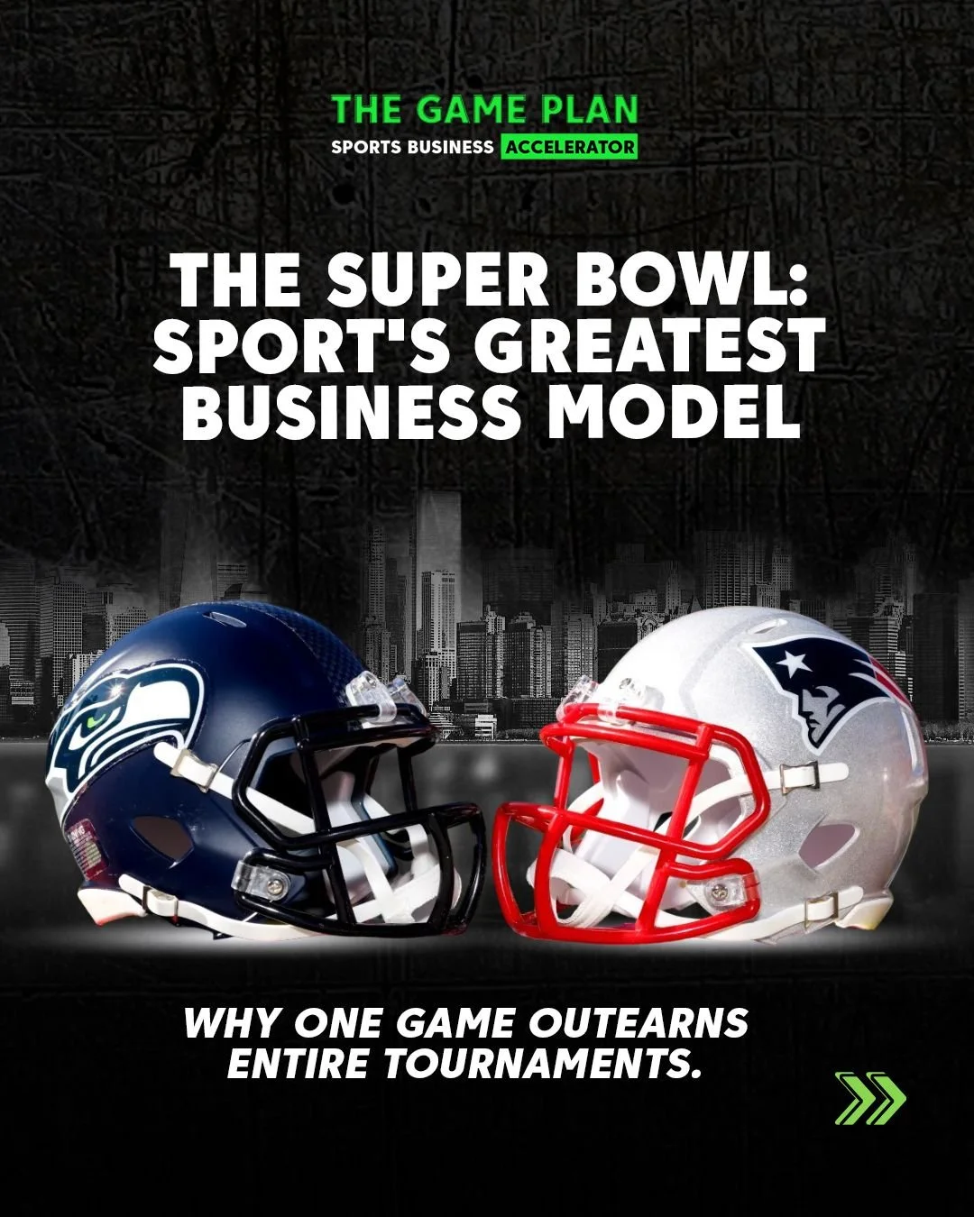 Seahawks 29&ndash;13 Patriots.
~250 million watched.

A World Cup final pulls 1.5 billion.

Yet the Super Bowl still makes more money than any of them.

Why?

Because revenue isn&rsquo;t about audience size alone. Revenue is influenced by control, sc