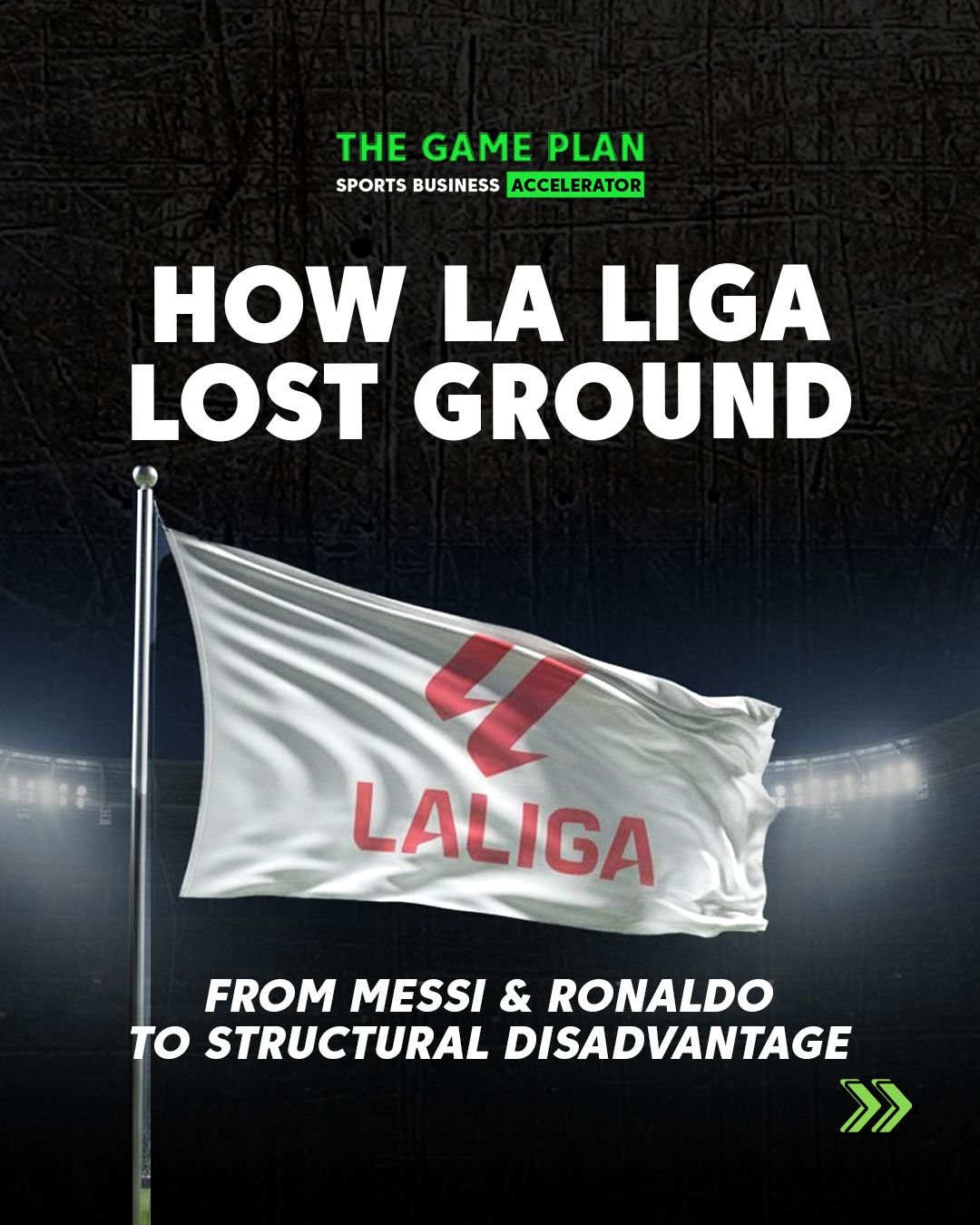 Real Madrid and Barcelona were never the problem. ⚽
The middle of the league was. 

If the mid-table offer is weak, the whole league suffers.

For a decade, La Liga had the most powerful marketing duel football has ever seen.

Lionel Messi and Cristi