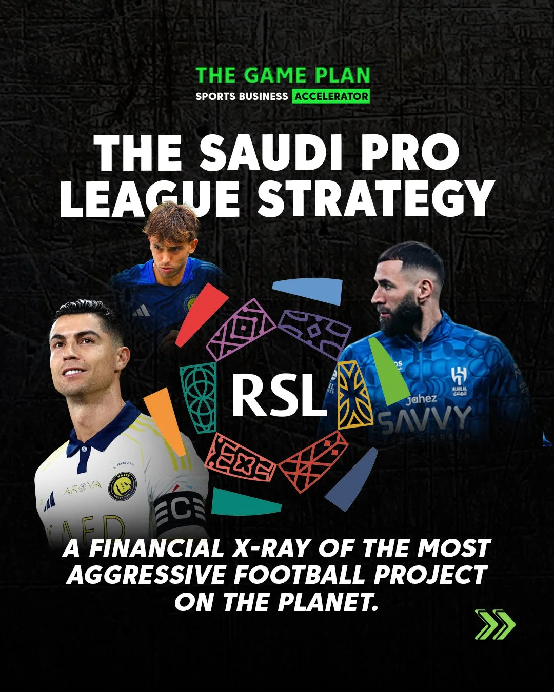 Buying stars gets attention. ⭐
Building a league is a whole other level.

We all remember the headline moment.

Saudi clubs spent close to $1bn in one transfer window.

Turning attention into something durable.

📺 Broadcast shelf space and repeat vi