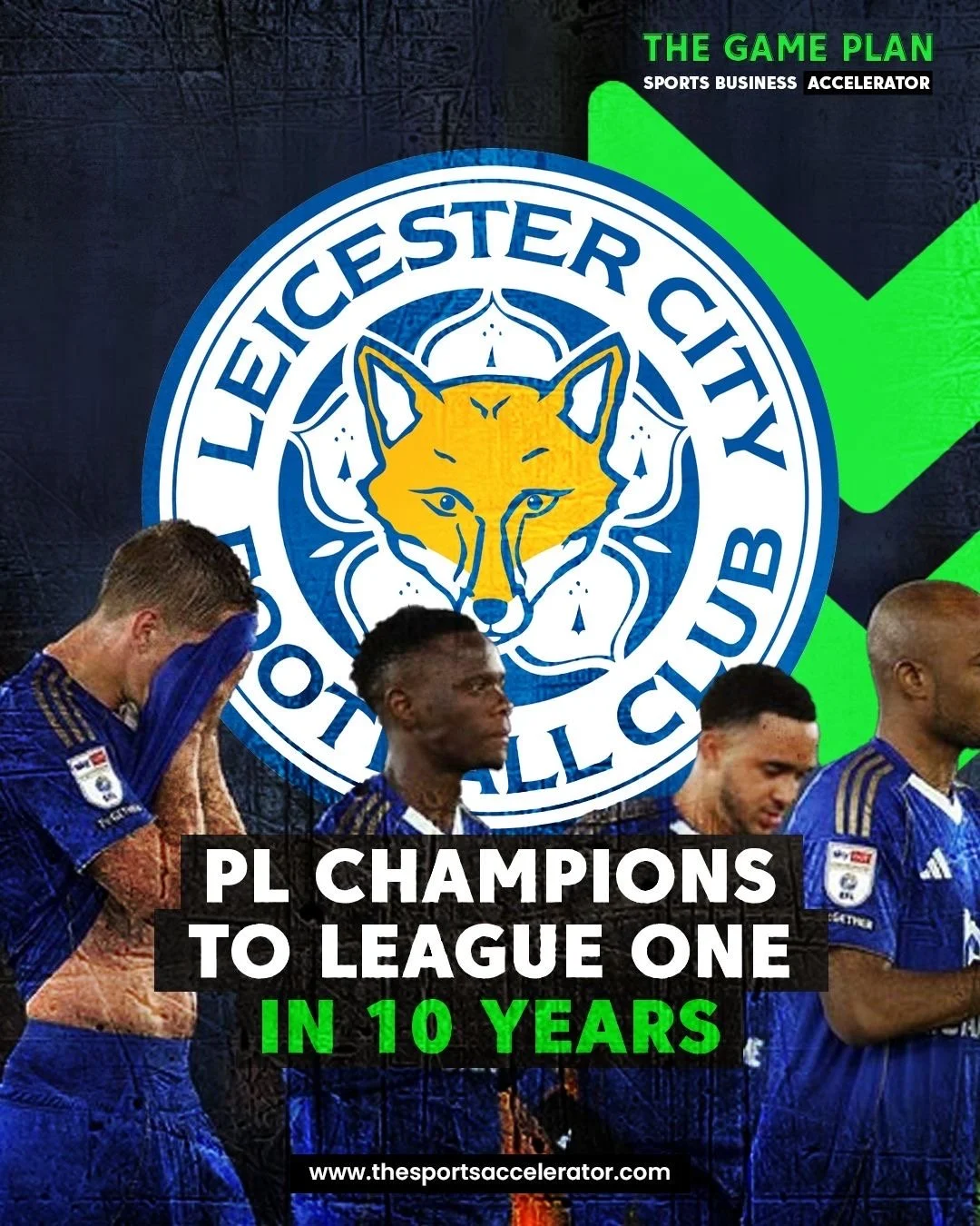 Leicester City have been relegated to League One.

Less than ten years after winning the Premier League.

The club that lifted the title in 2016 with a &pound;54m squad has now fallen through the divisions after years of rising costs, recruitment mis