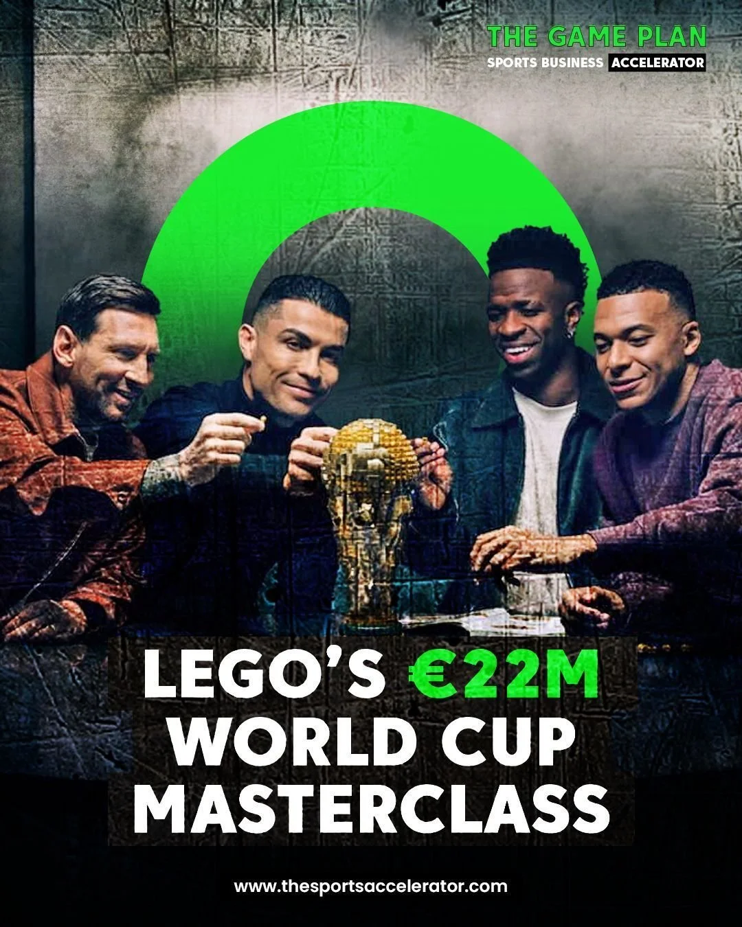 Lego dropped Messi, Ronaldo, Mbapp&eacute; and Vin&iacute;cius. 🧱⚽
This is licensing done properly. 

Lego released official World Cup 2026 minifigures featuring Ronaldo, Messi, Mbapp&eacute; and Vin&iacute;cius J&uacute;nior.

Within hours, the con