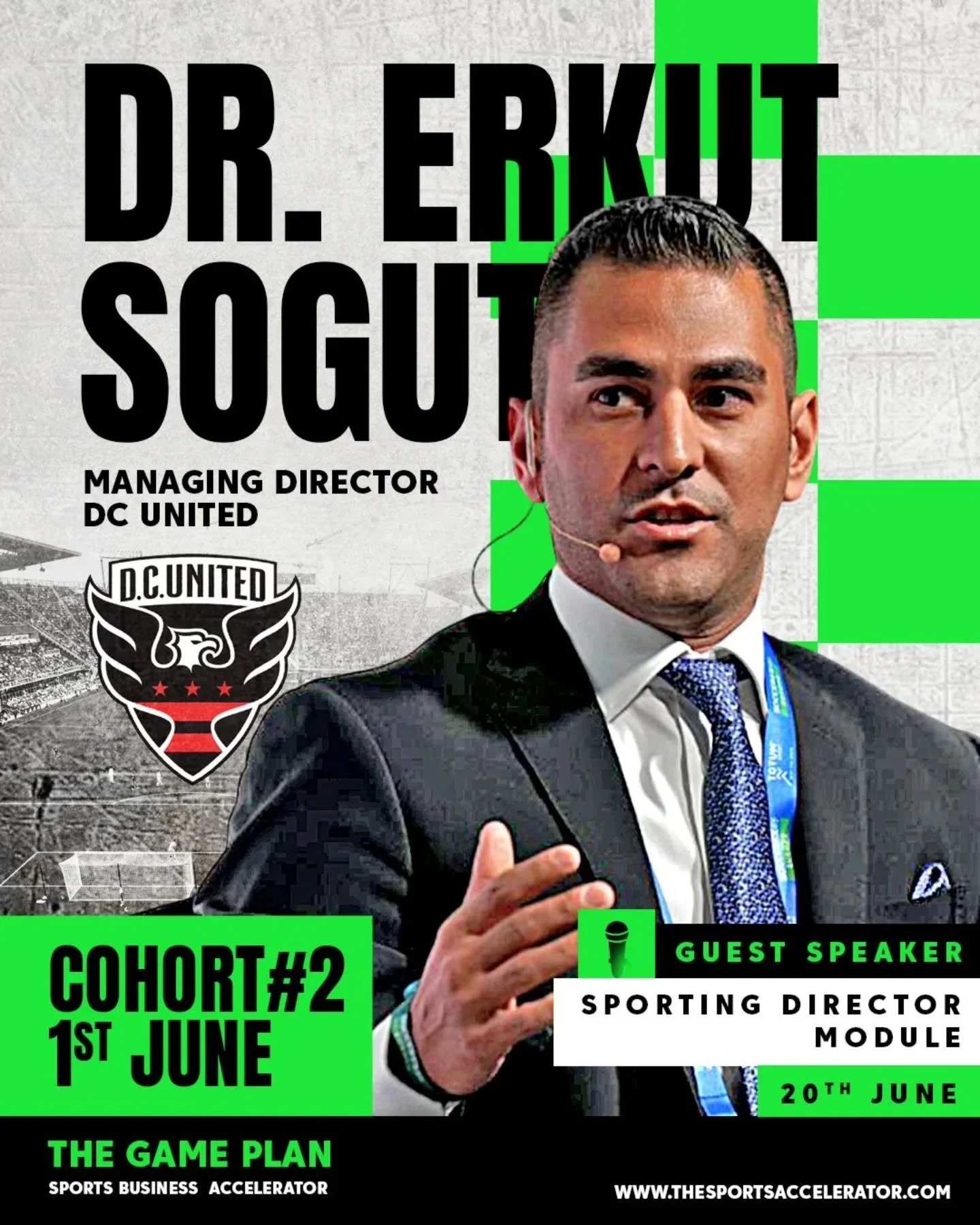 ⚽ Pleased to introduce Dr. Erkut Sogut, someone who has mastered so many sides of the sporting industry, and will share his knowledge with Cohort #2.

🏟️ Managing Director at D.C. United
🎯 Identified and recruited Head Coach, Ren&eacute; Weiler
 ⚖️