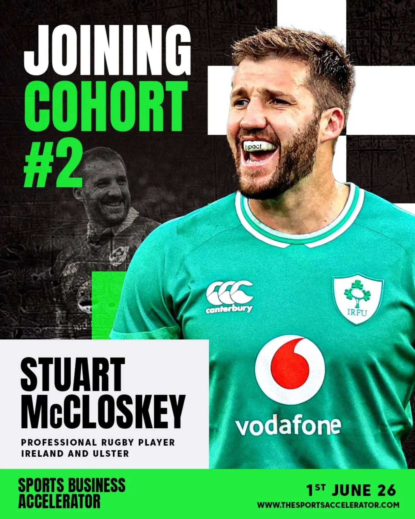 Few players learn the business of their own sport.
@stuartmc_12 is one that does 💼

🏟️ Ulster centre, and a 1 club man
🏉 Past 200 appearances for the province
☘️ Ireland international, 2023 Grand Slam winner 
⭐ Standout of the 2026 Six Nations
🏆 