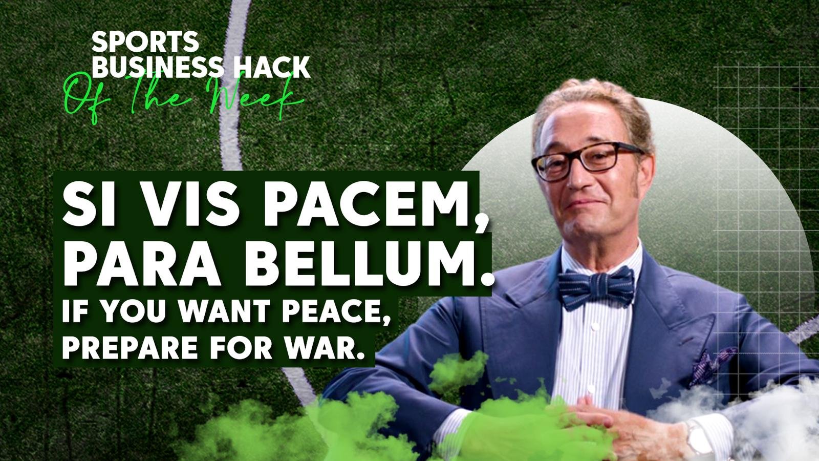 Si vis pacem, para bellum.     If you want peace, prepare for war.