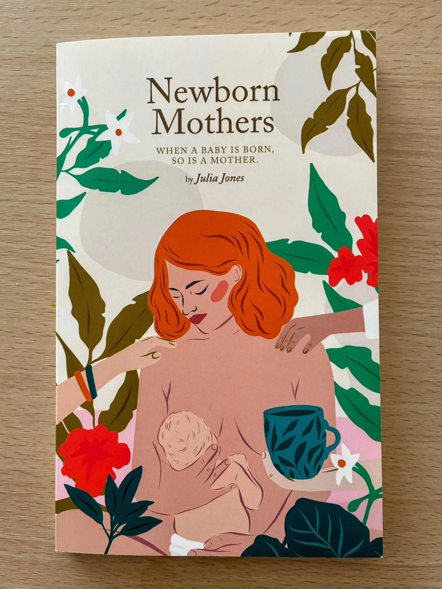 front cover of Newborn Mothers with mother breastfeeding her newborn and hands supporting her