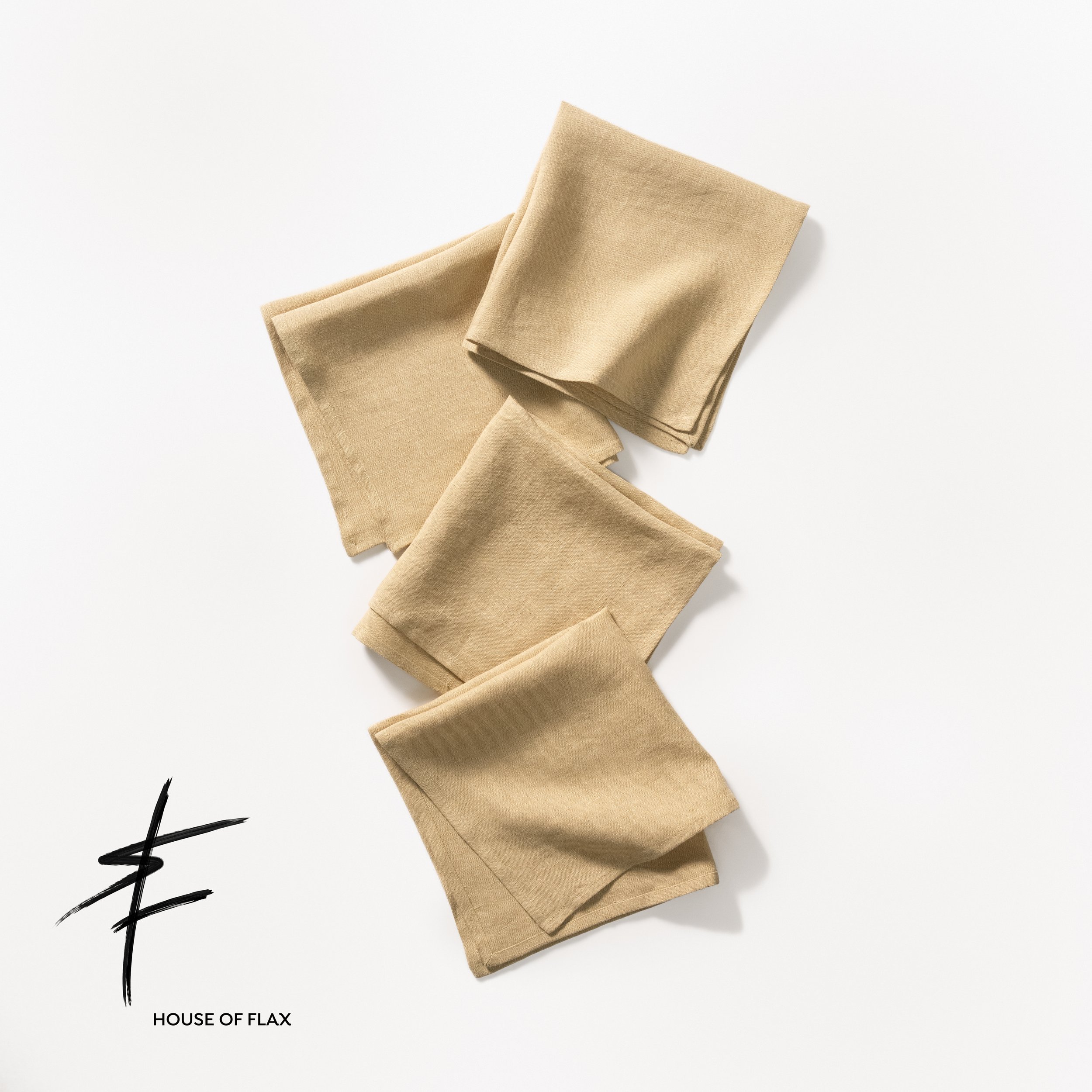 Royal cream napkins (set of 4)