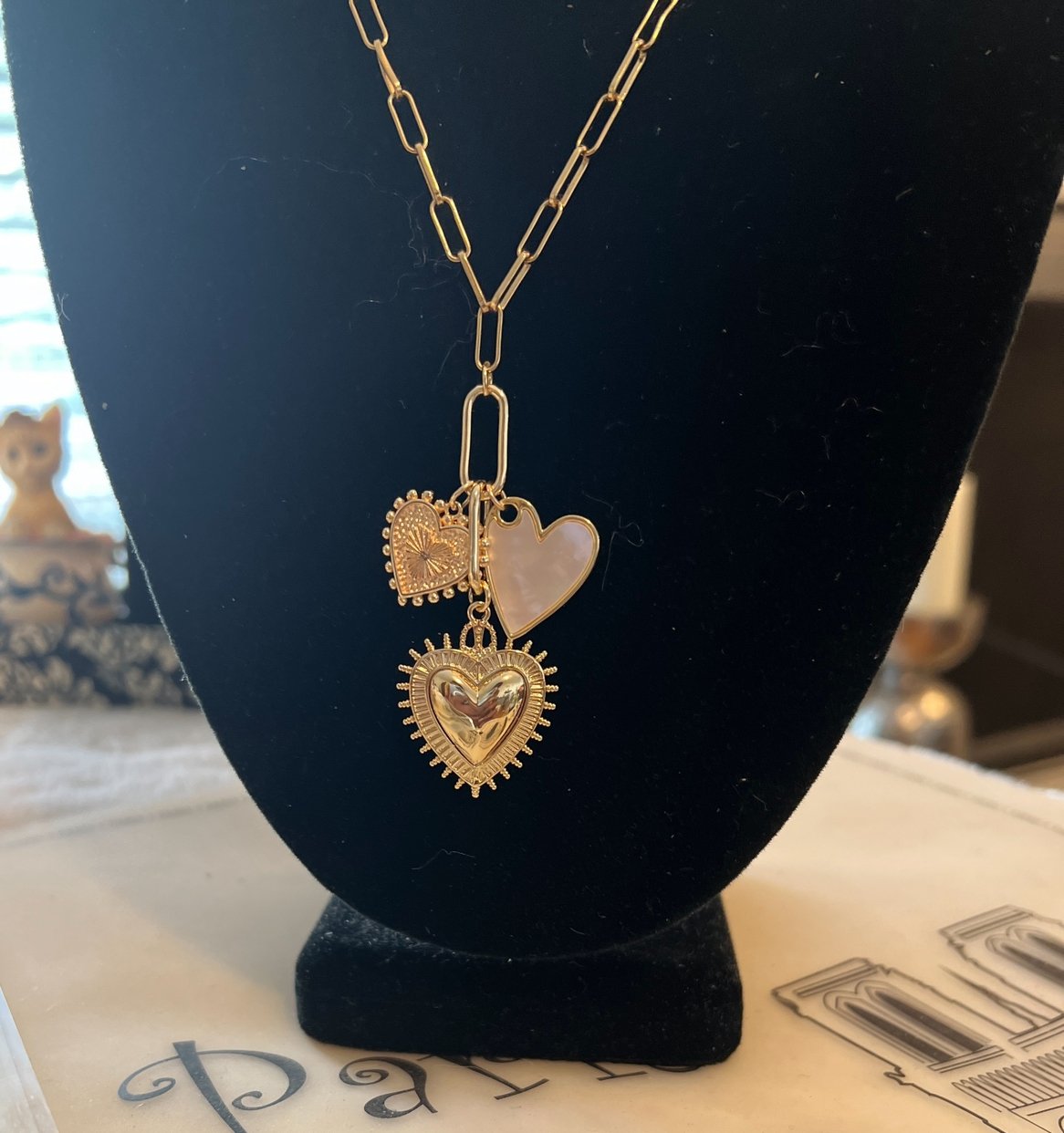 Three Heart Necklace