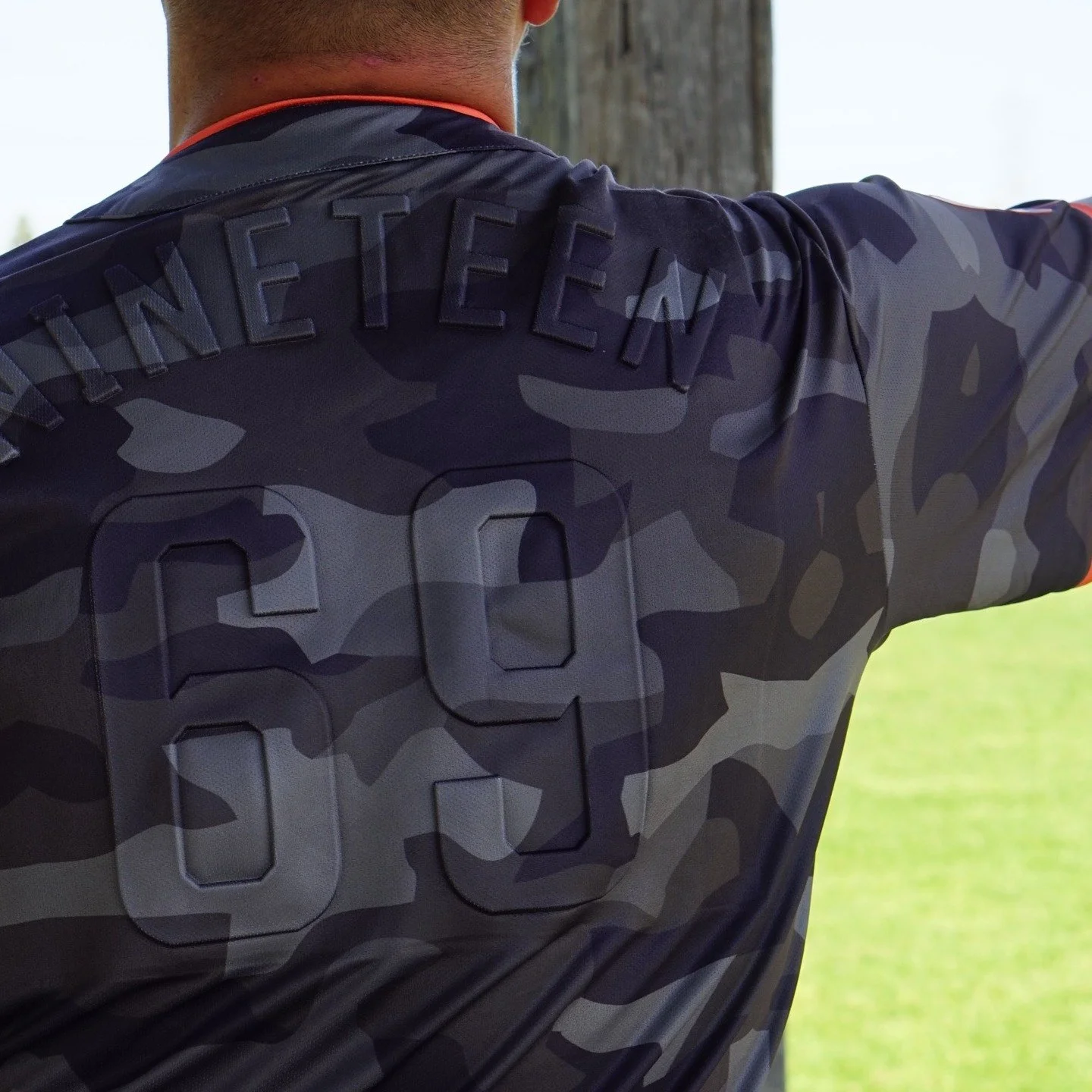 π€ Stealth Mode: Activated.
Meet the embossed NINETEEN 69 camo jersey—where heritage meets heat.
Designed for the bold, this all-black camo look blends tonal 3D details with legacy attitude.
From the shadowy camo print to the raised lettering,