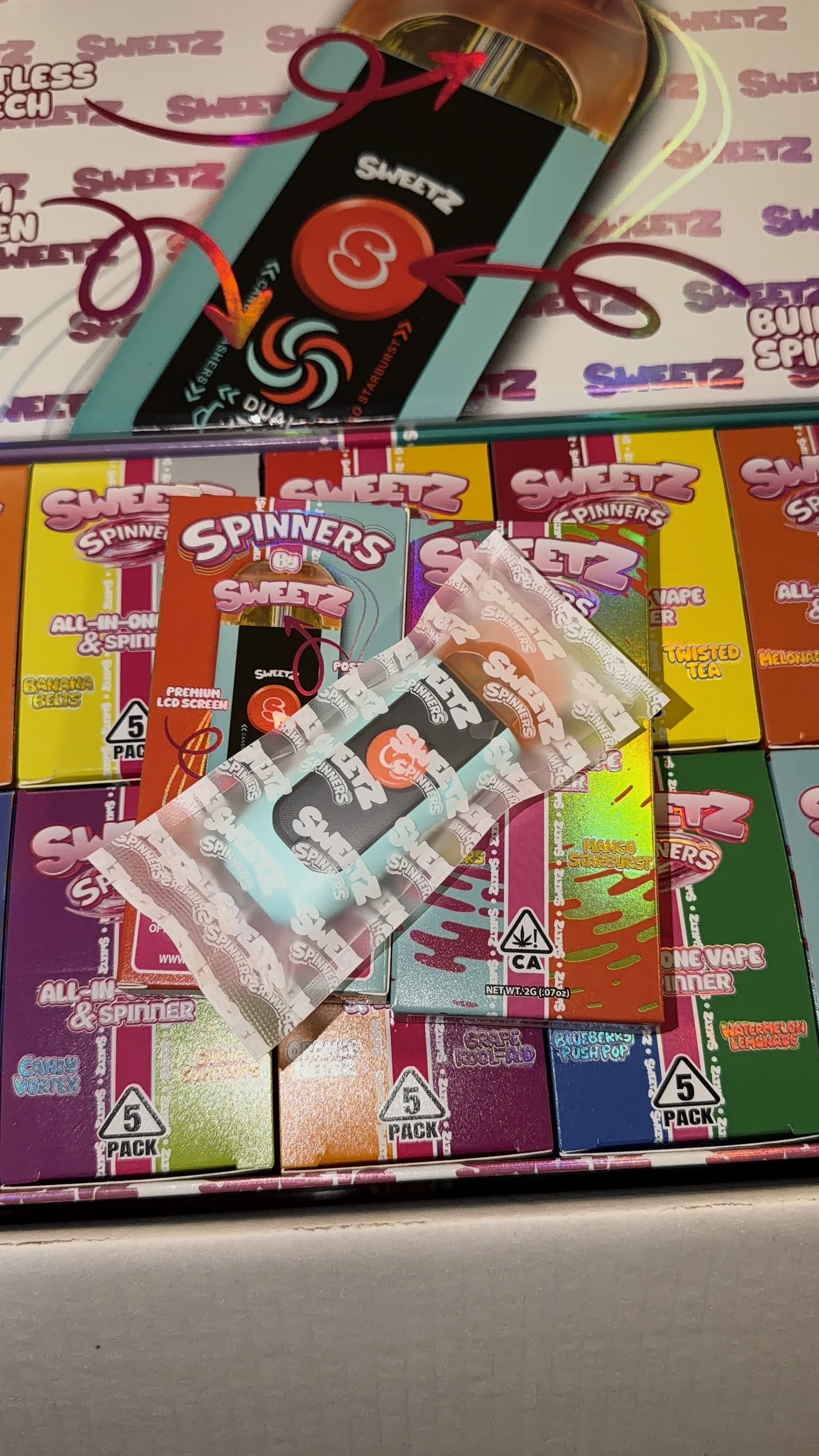 SWEETZ SPINNERS (2G)