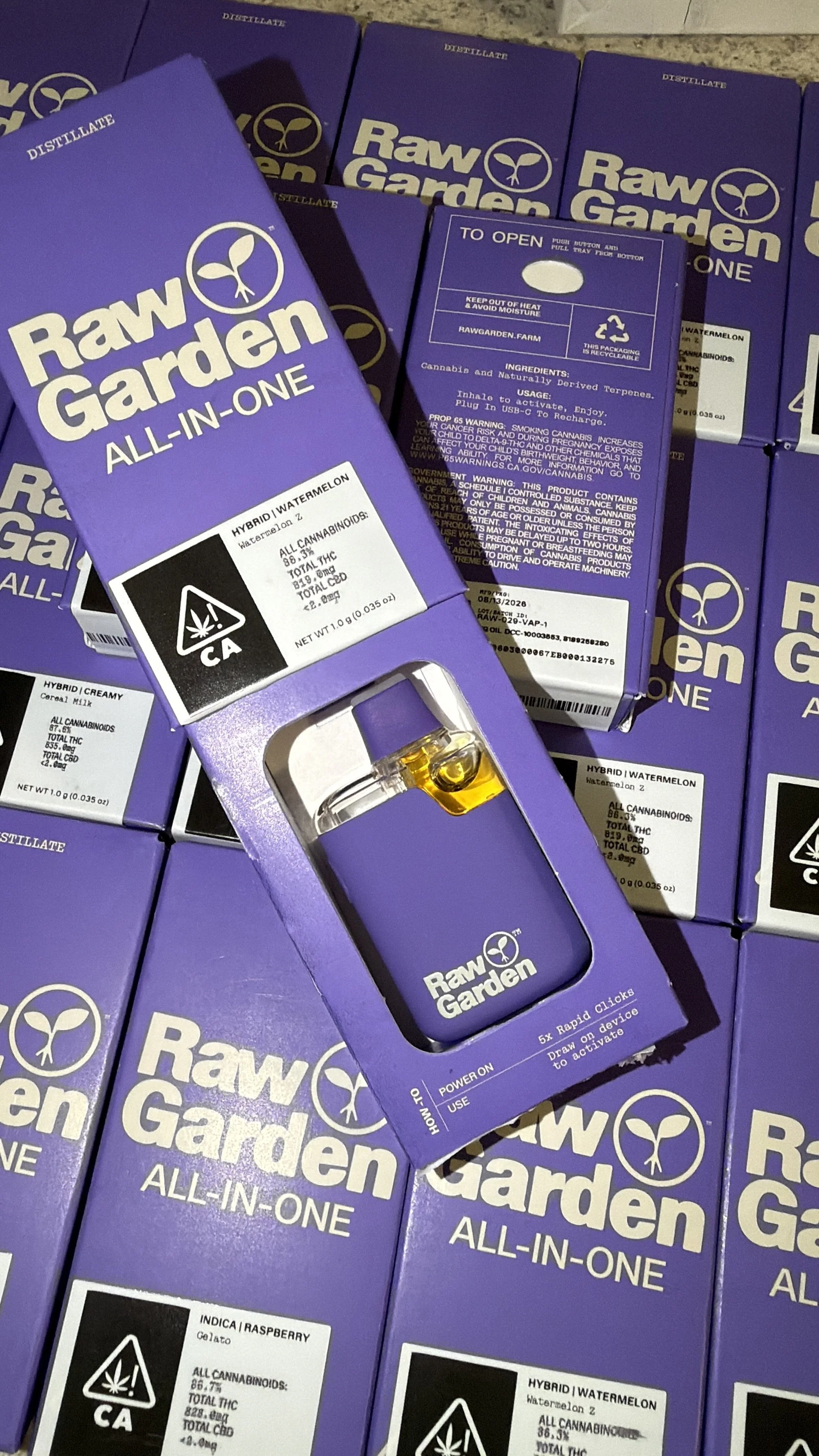 RAW GARDEN DISPOSABLE (1G) (Copy)