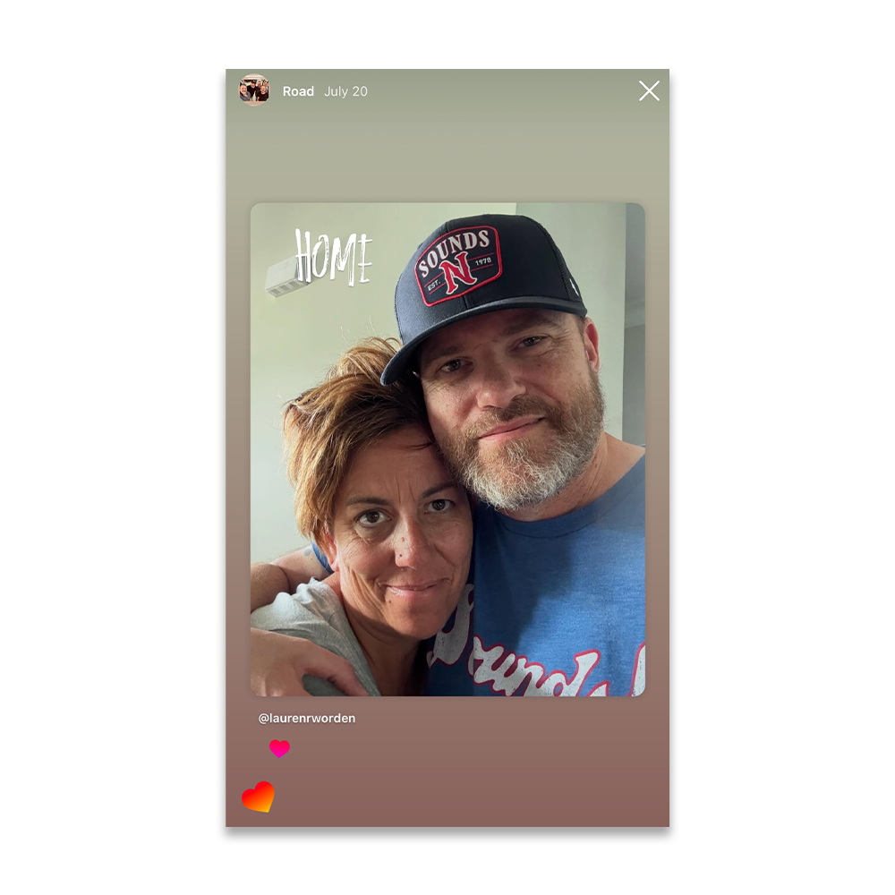 Jeremy Worden, bass. Home with his wife. Spring Hill, TN