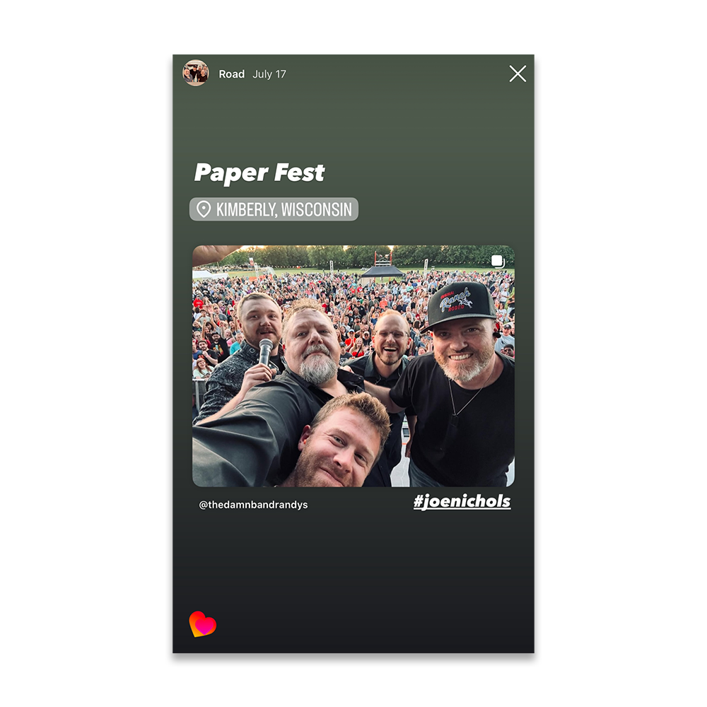 The Damn Band Randys. Joe Nichols' Band. Jeremy Worden, Bass. Blog