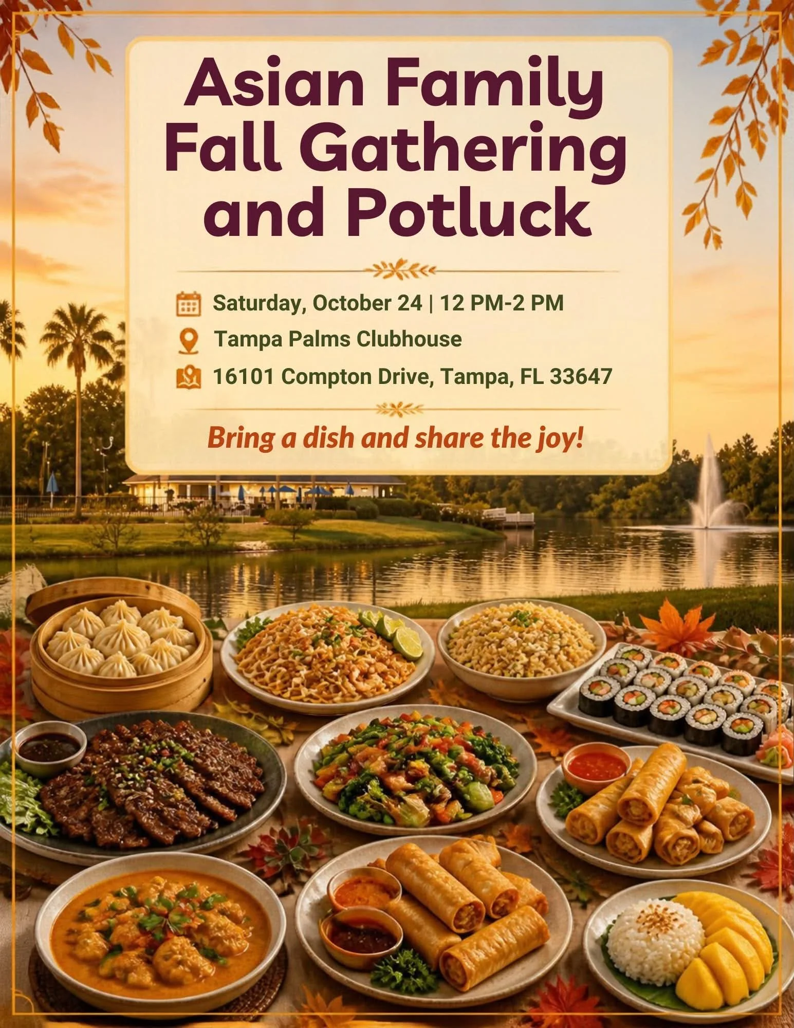 I&rsquo;m hosting a potluck this weekend for families with younger kids (babies to elementary school age) who want to enjoy a fun play date with other Asians.