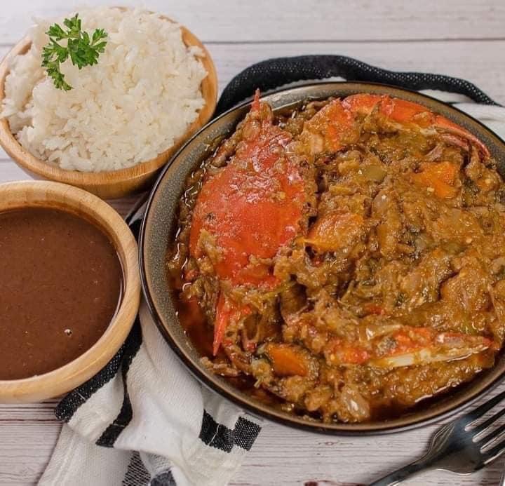 White Rice and Beans Sauce with Legume