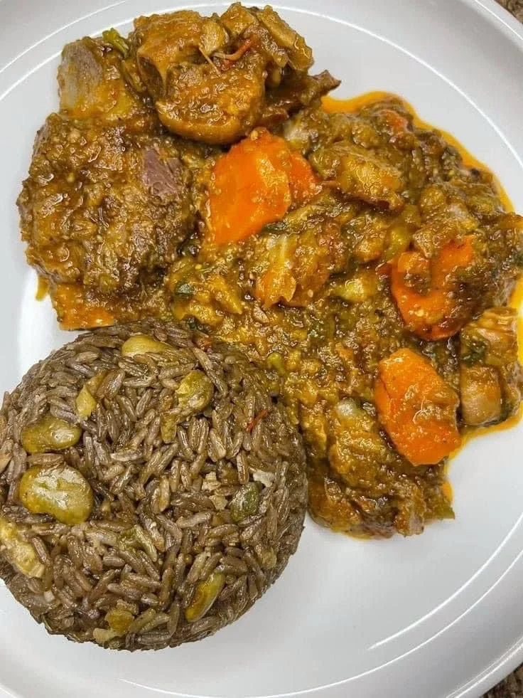 Black Rice and Beans with Legume