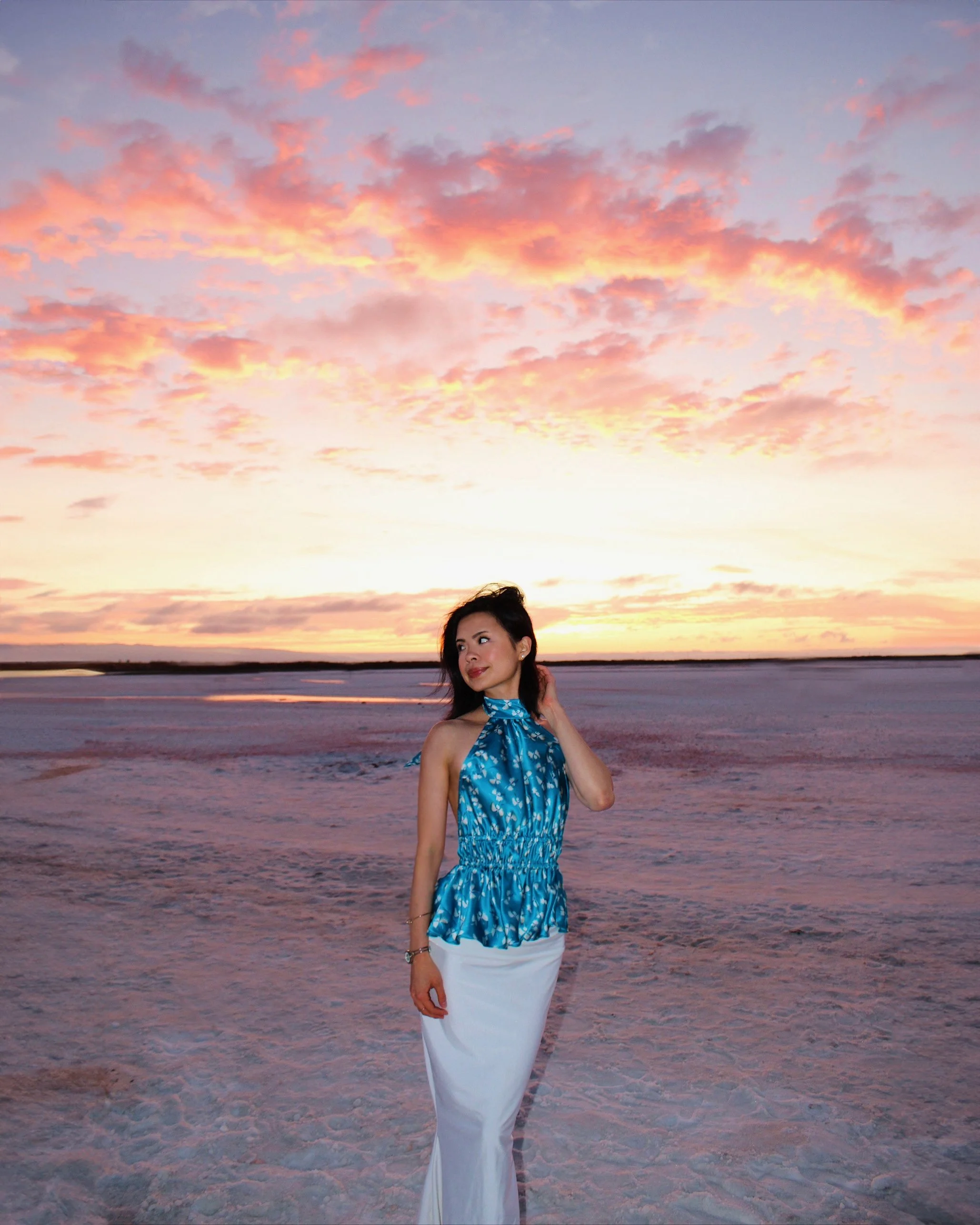 Backless Blue Butterflies