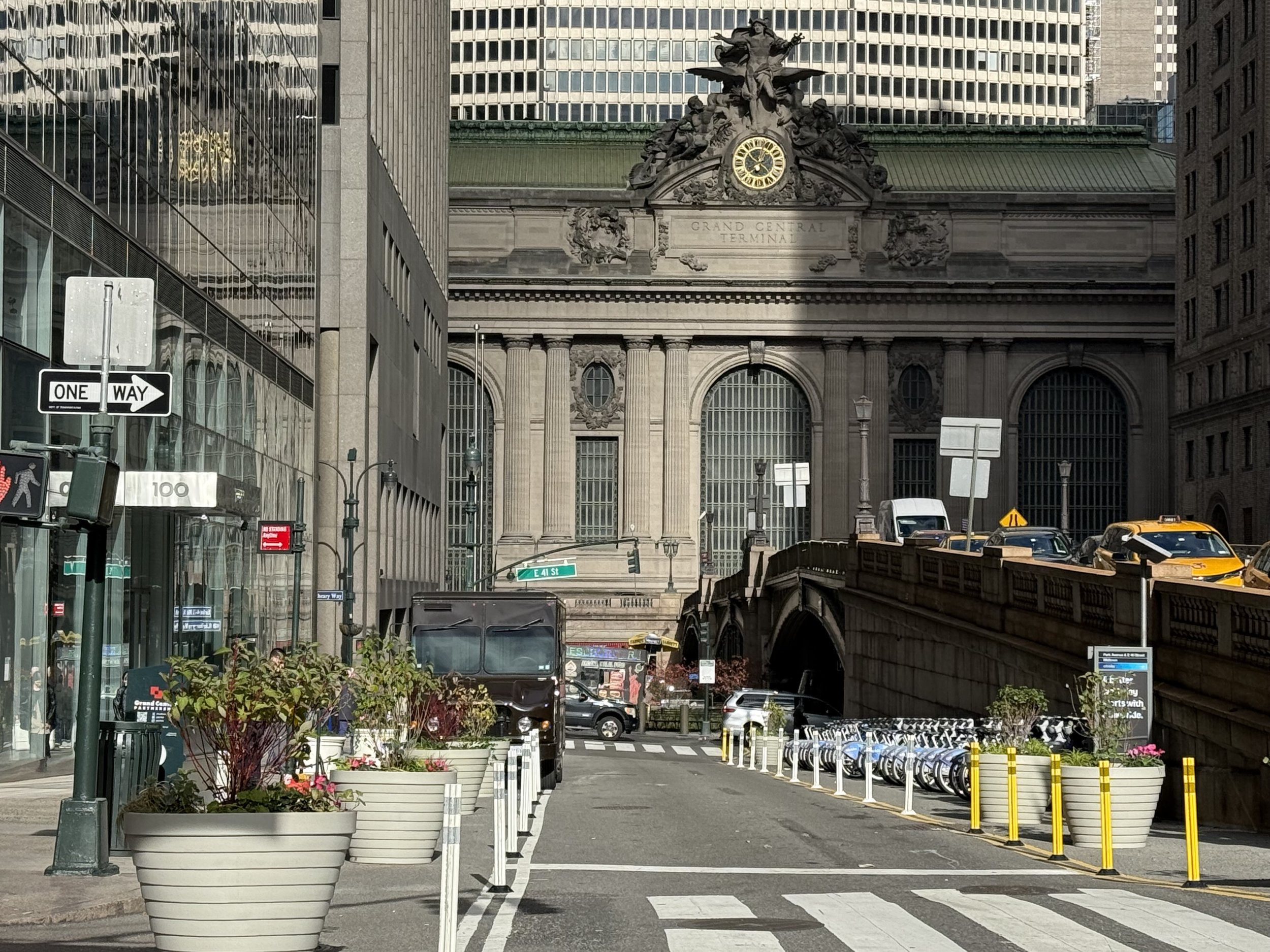Grand Central Terminal, New York, NY (originally served New York Central and New Haven Railroads, now serves Metro North and Long Island Railroads)