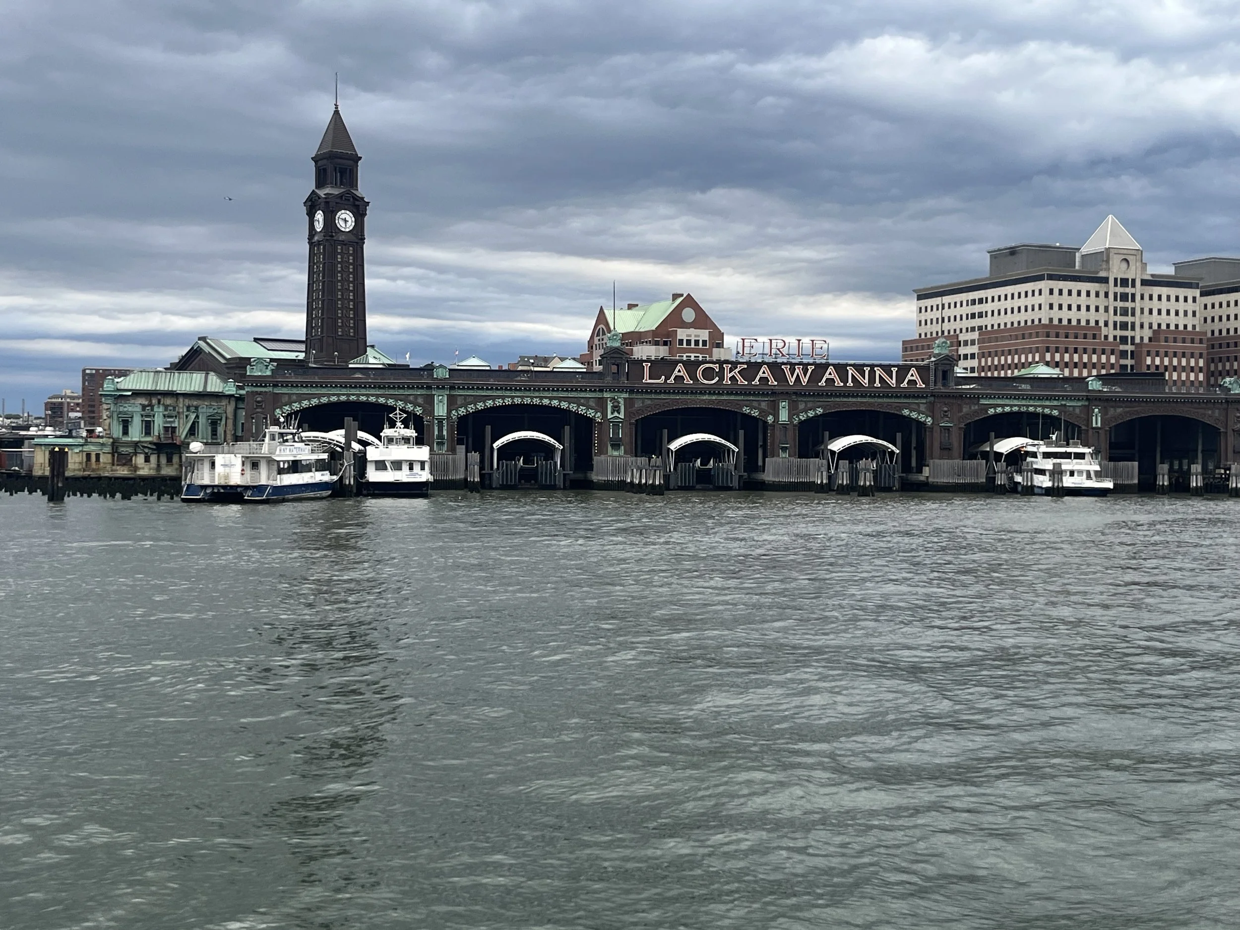 Hoboken Terminal, Hoboken, NJ (originally served Erie Lackawanna Railroad, now serves NJ Transit trains and NY Waterway ferries)