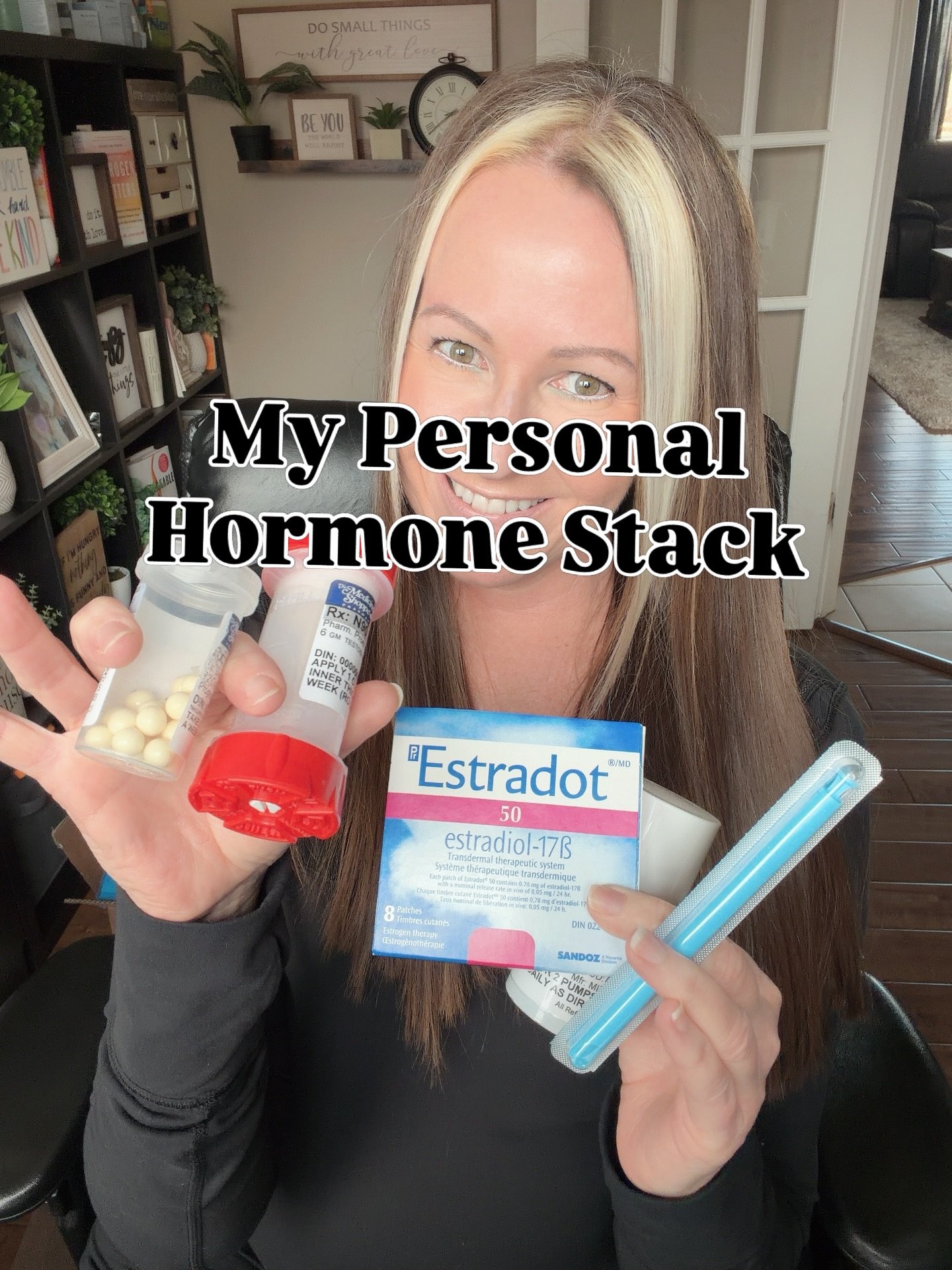 My personal hormone stack! 💛

Honestly&hellip; I should have been on this 10 years ago &mdash; but better late than never.

HRT has truly been life-changing for me. It&rsquo;s helped support my health and slow bone loss, while I&rsquo;ve made a full