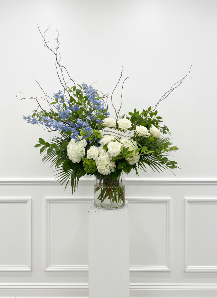 Beautiful flowers for funeral_Sympathy flowers in blue and white_ Jacksonville FL flower delivery_blueandwhitefreshflowers.png