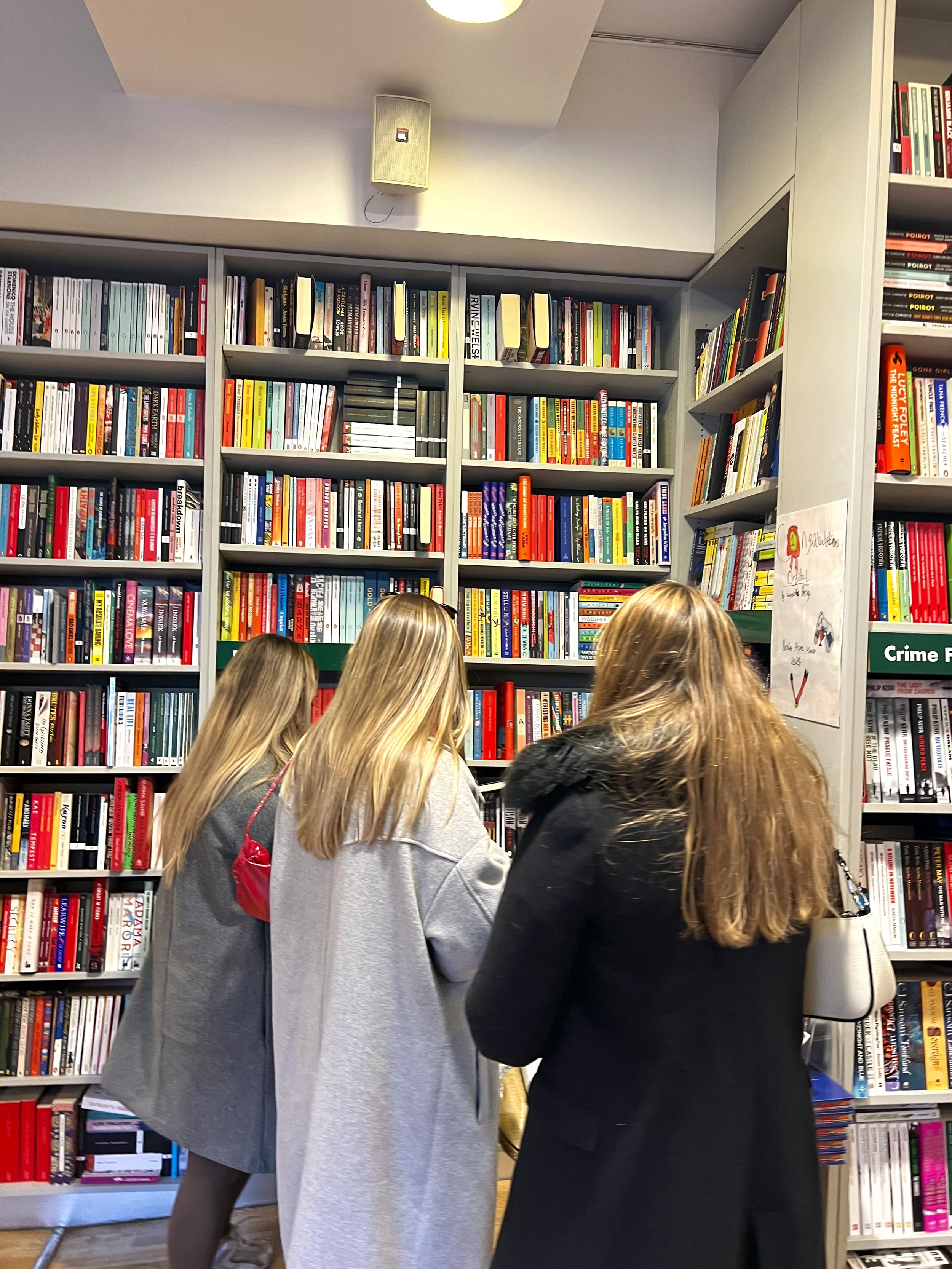 Checking out the London Review Bookshop in Bloomsbury