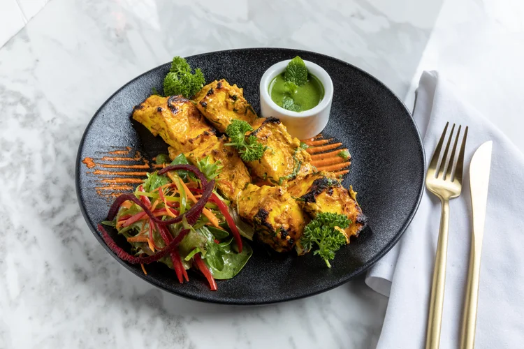 Paneer tikka from the tandoor at Eastern Spice