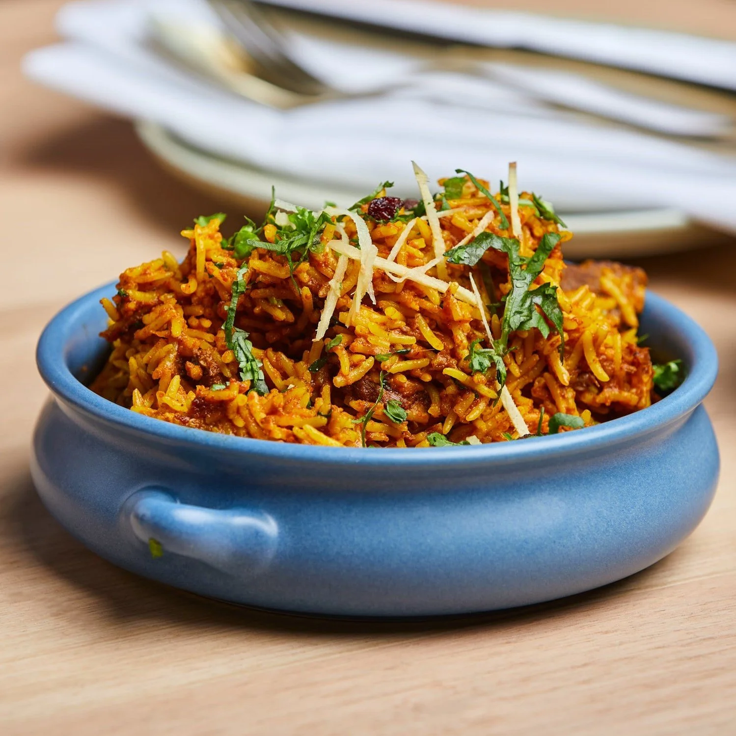 Aromatic and flavorful Biryani served at Eastern Spice Geelong, the best Indian restaurant offering authentic Indian cuisine