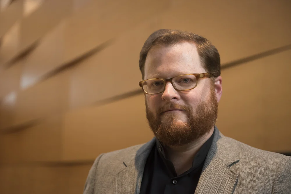John K. Cox conducting the Reed Collegium Musicum
