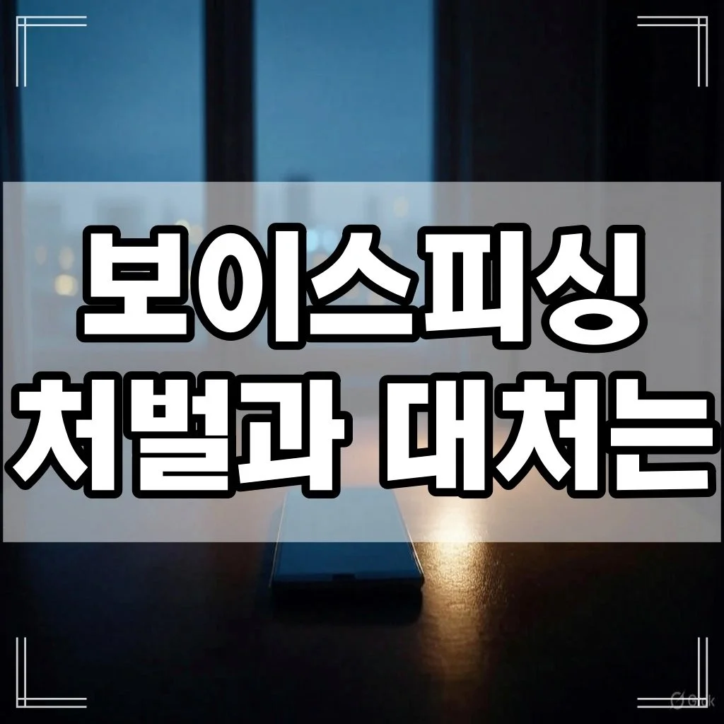 보이스피싱 신고 및 대처 방법, 피해를 최소화하려면?