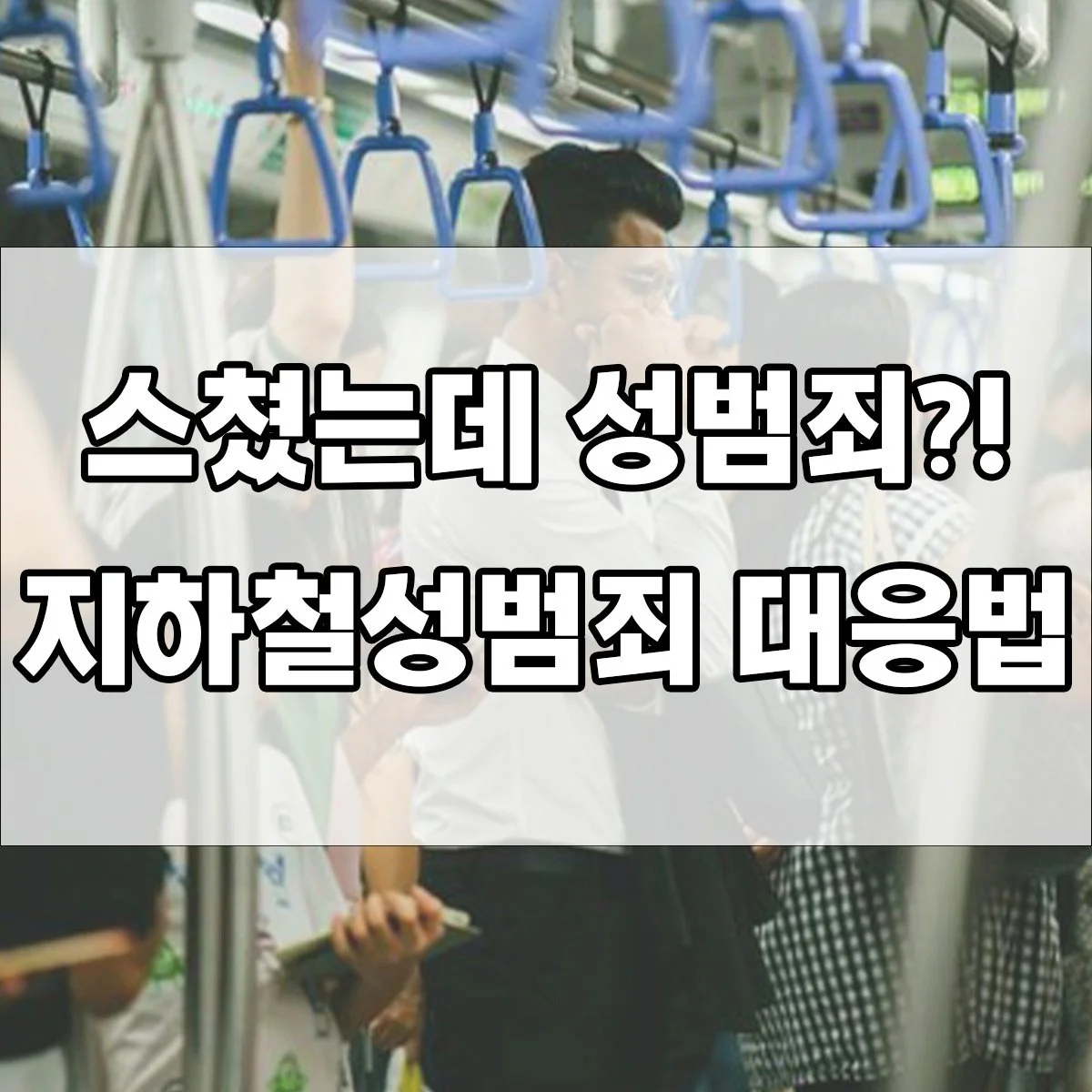 지하철 성범죄 사건의 가해자가 되었다면? 대응 전략과 법률 조언