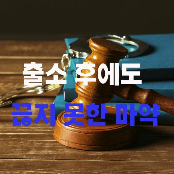 출소 후에도 끊지 못한 마약 30년간 반복된 범죄로 실형 선고