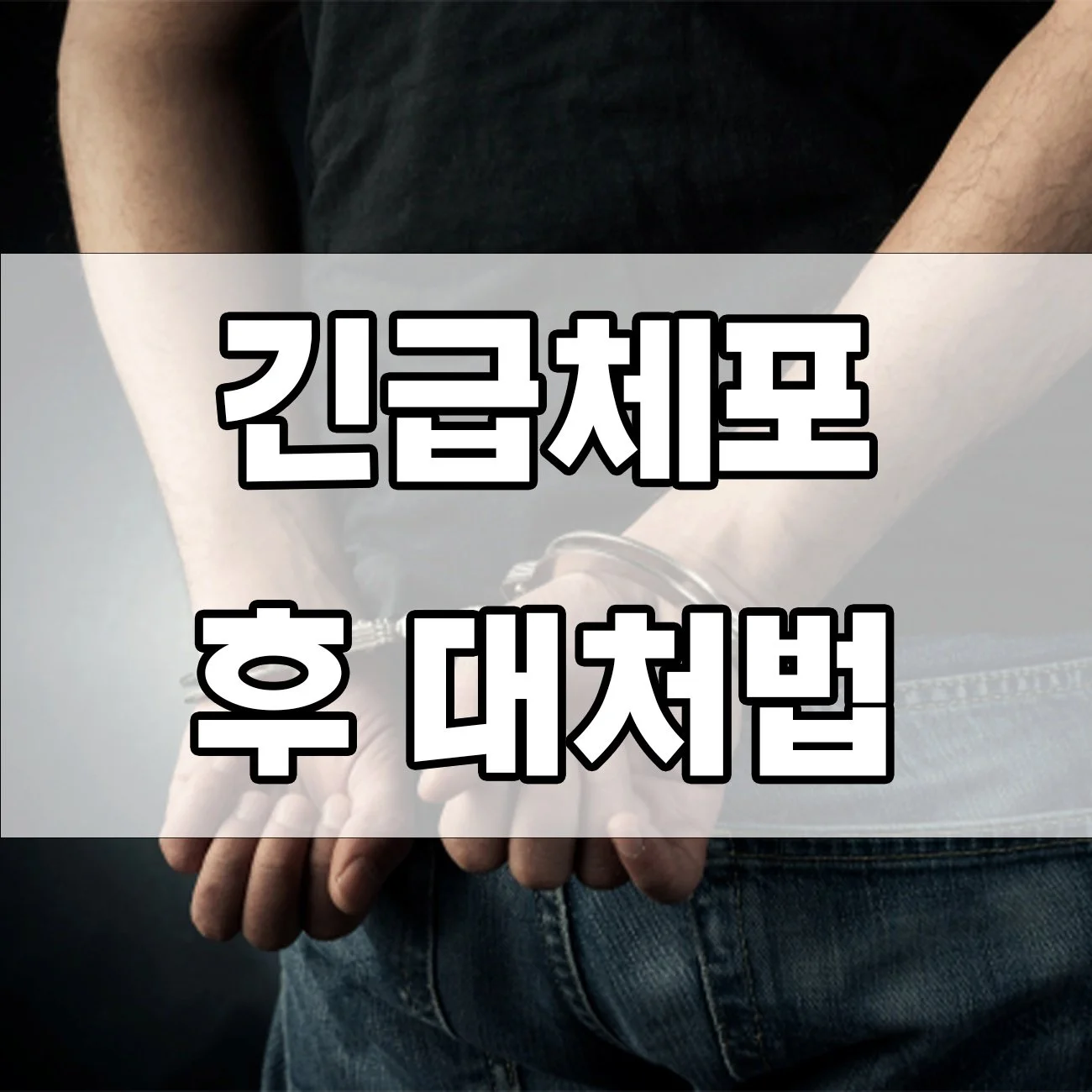 긴급체포 당하면 어떻게 해야 할까? 꼭 알아야 할 법적 대응 방법