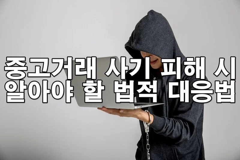 결제했는데 물건이 안 온다?! 중고거래 사기 피해 시 꼭 알아야 할 법적 대응법