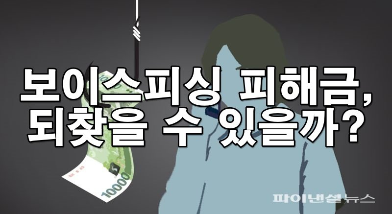 보이스피싱 피해금, 되찾을 수 있을까? 법률로 본 환급 방법 총정리
