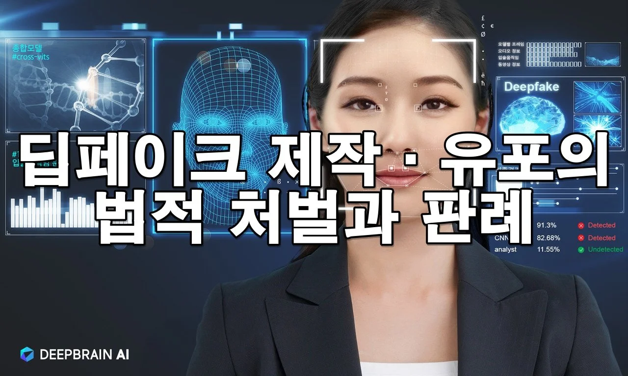 딥페이크 영상으로 인한 명예훼손, 법적 처벌과 대응 방안