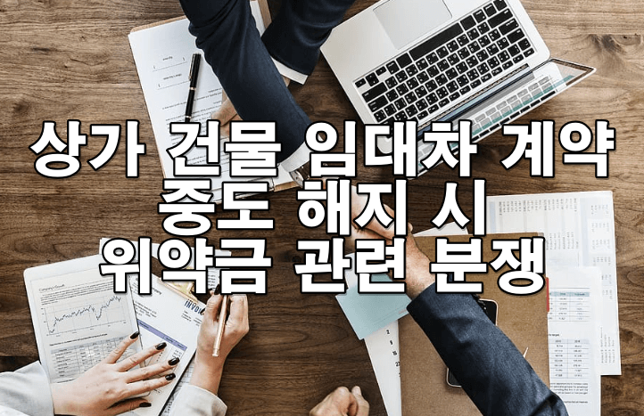상가 임대차 중도 해지, 위약금 꼭 내야 할까? 법적 기준 총정리