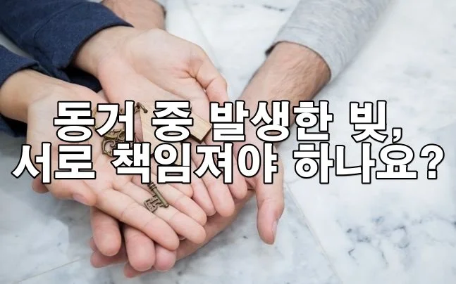 동거 중 발생한 빚, 서로 책임져야 하나요?