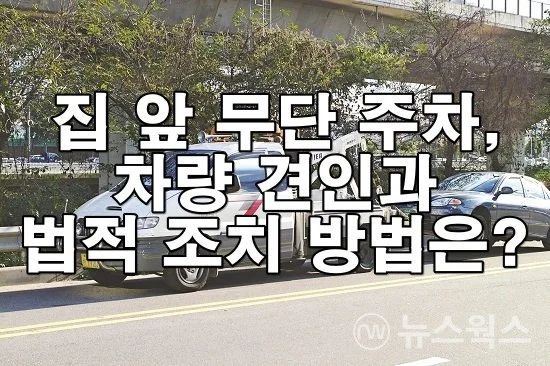 집 앞 무단 주차 차량 견인 및 법적 조치 방법