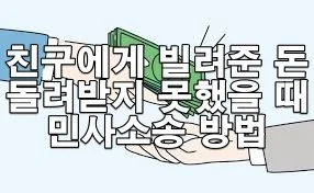 친구에게 빌려준 돈 돌려받지 못했을 때 민사소송 방법